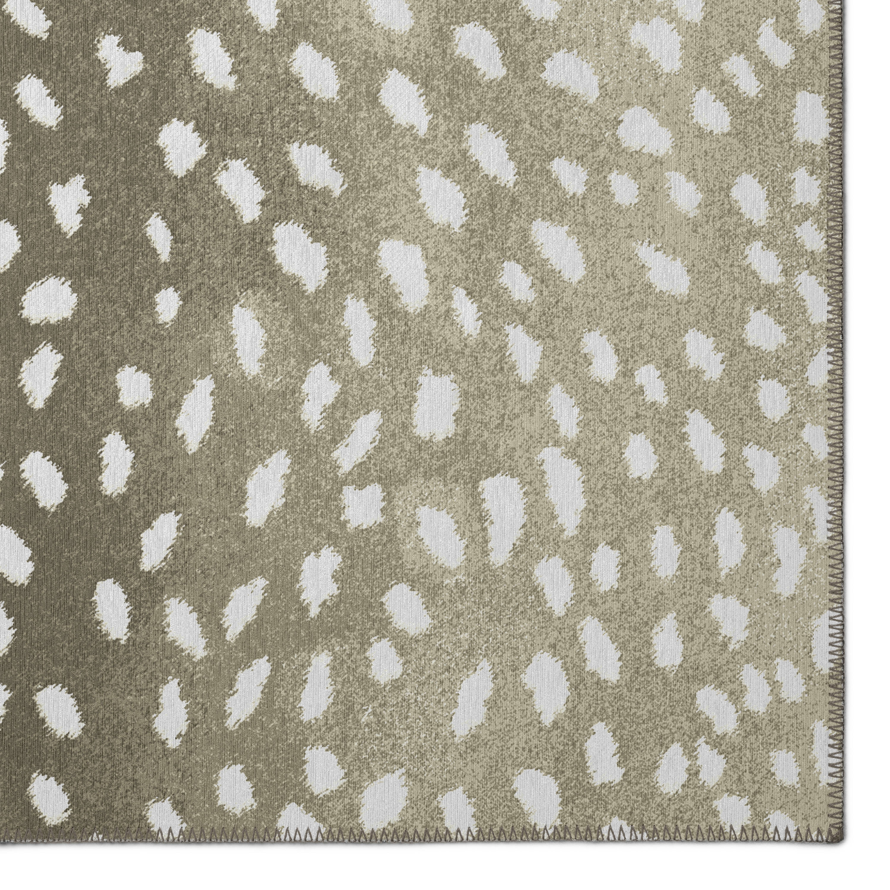 Addison Rugs Indoor/ Outdoor Addison Safari Gazelle Animal Print Washable Area Rug 10' x 14' - Fawn
