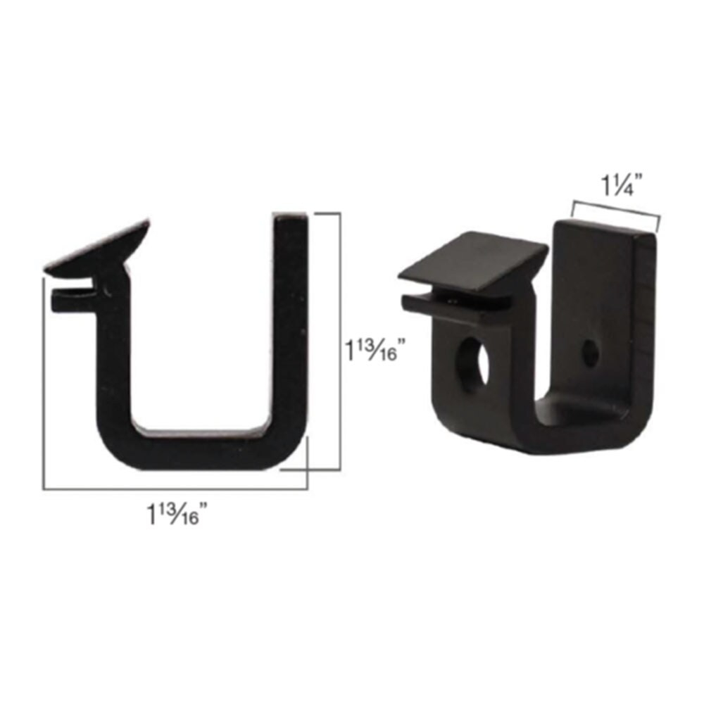 Meadow Lane Polished Brass Library ladder hook bracket