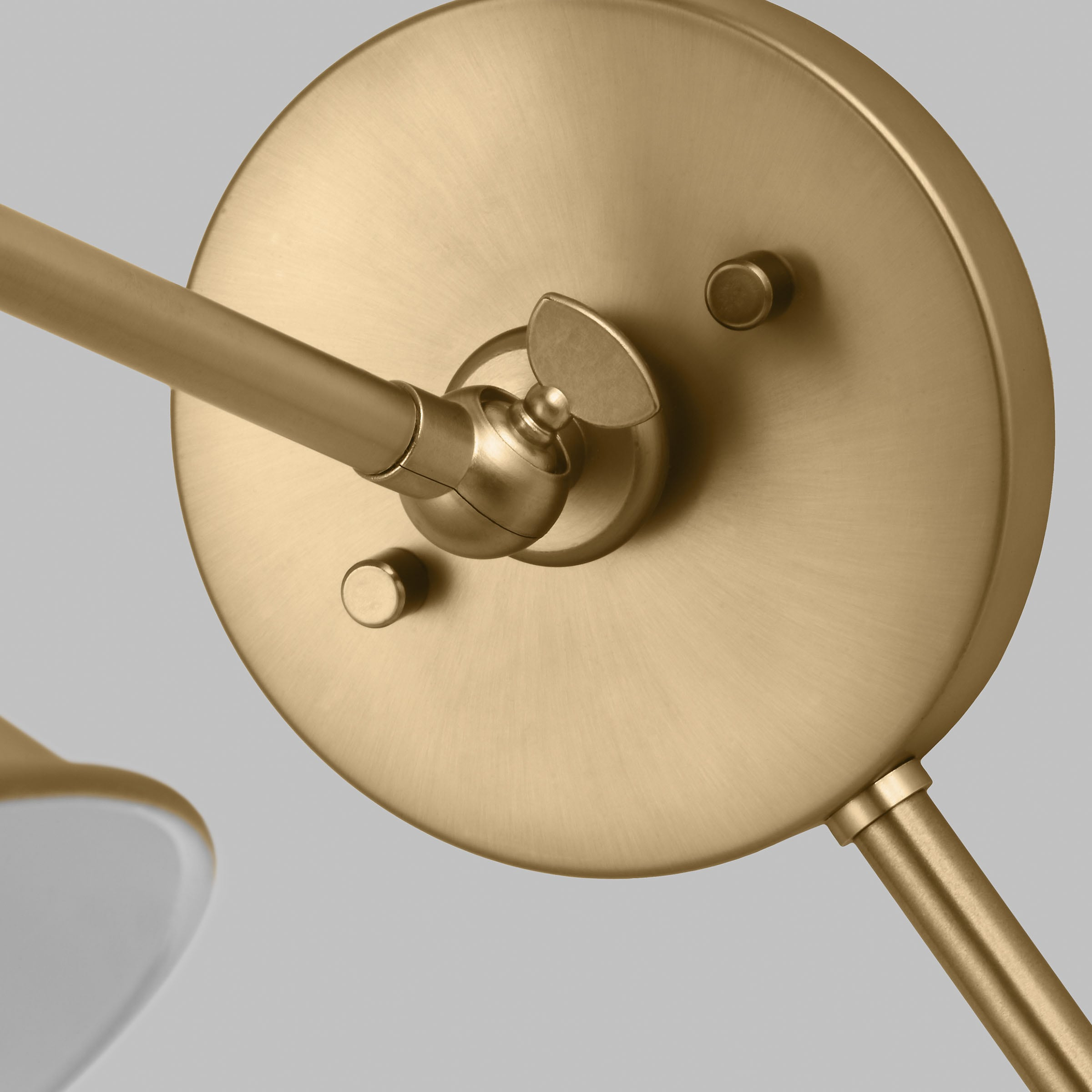 Salem 1-Light Satin Brass Wall Sconce with Satin Brass Metal Shade