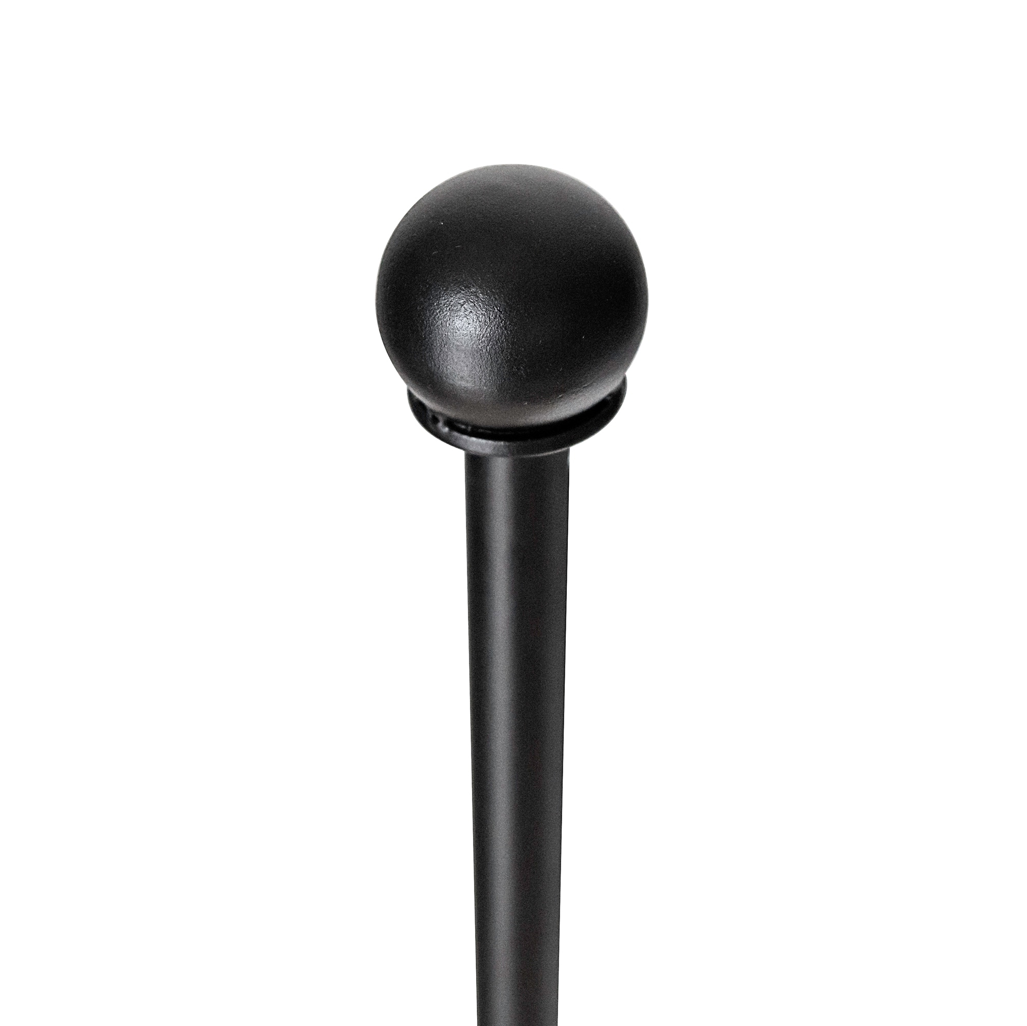 Nuvo Iron 1-1/2-in Wide Black Galvanized Steel No Dig Security Fence Post