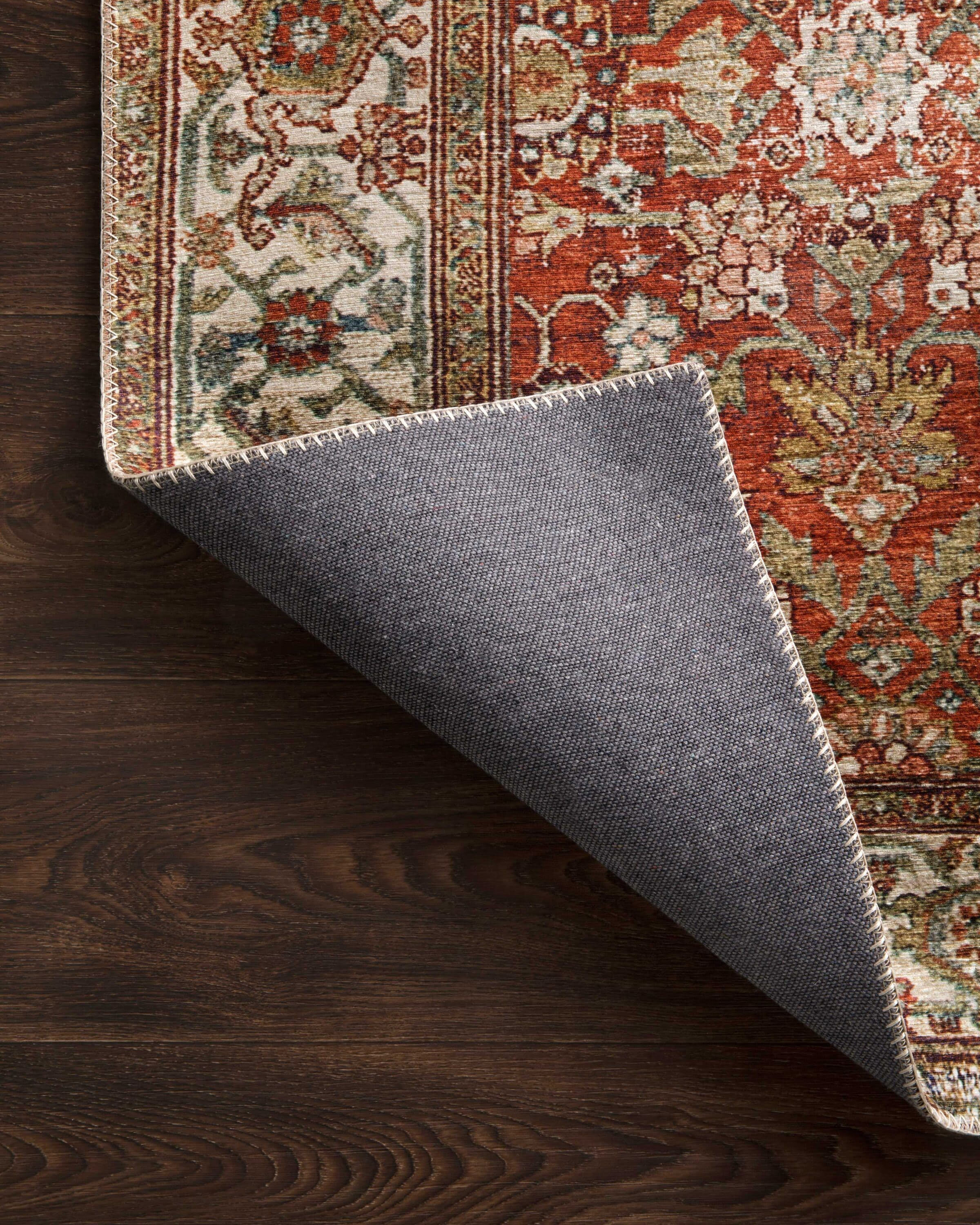 Layla Ocean Multicolor Synthetic Rectangular Accent Rug