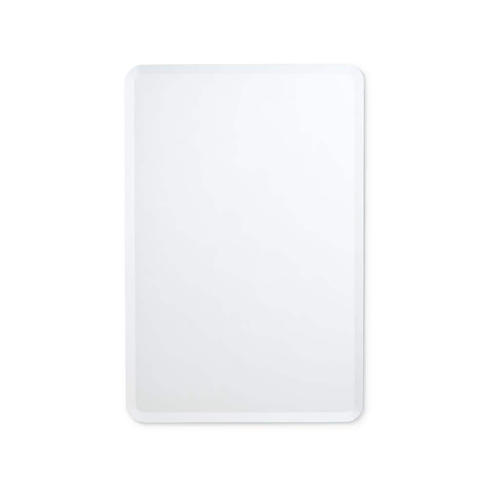 24" x 36" Frameless Clear Glass Beveled Vanity Mirror