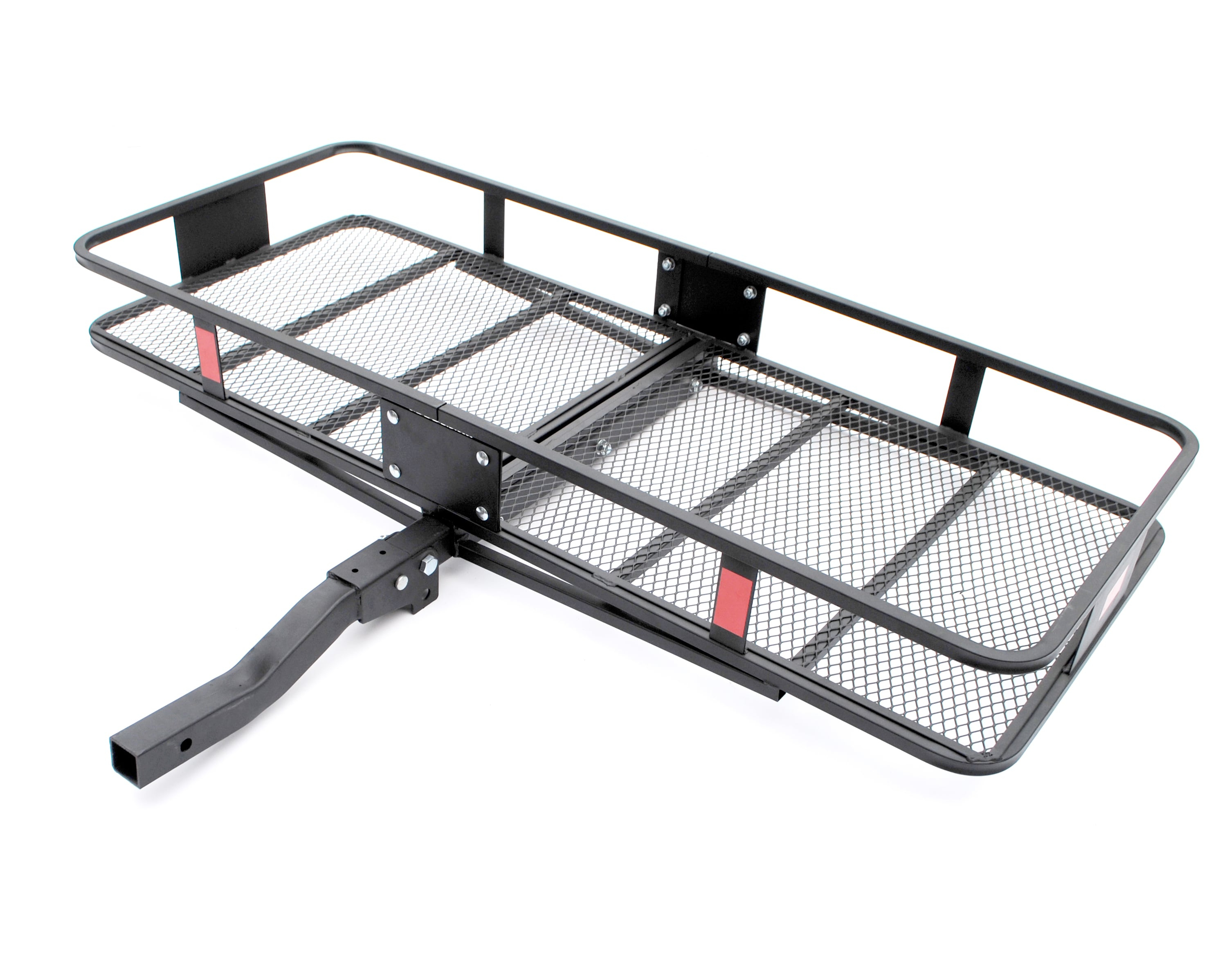 ROCKLAND Rockland 60 x 24-Inch Hitch Cargo Carrier 60-in L x 24-in W x 6-in H Steel Hitch Cargo basket