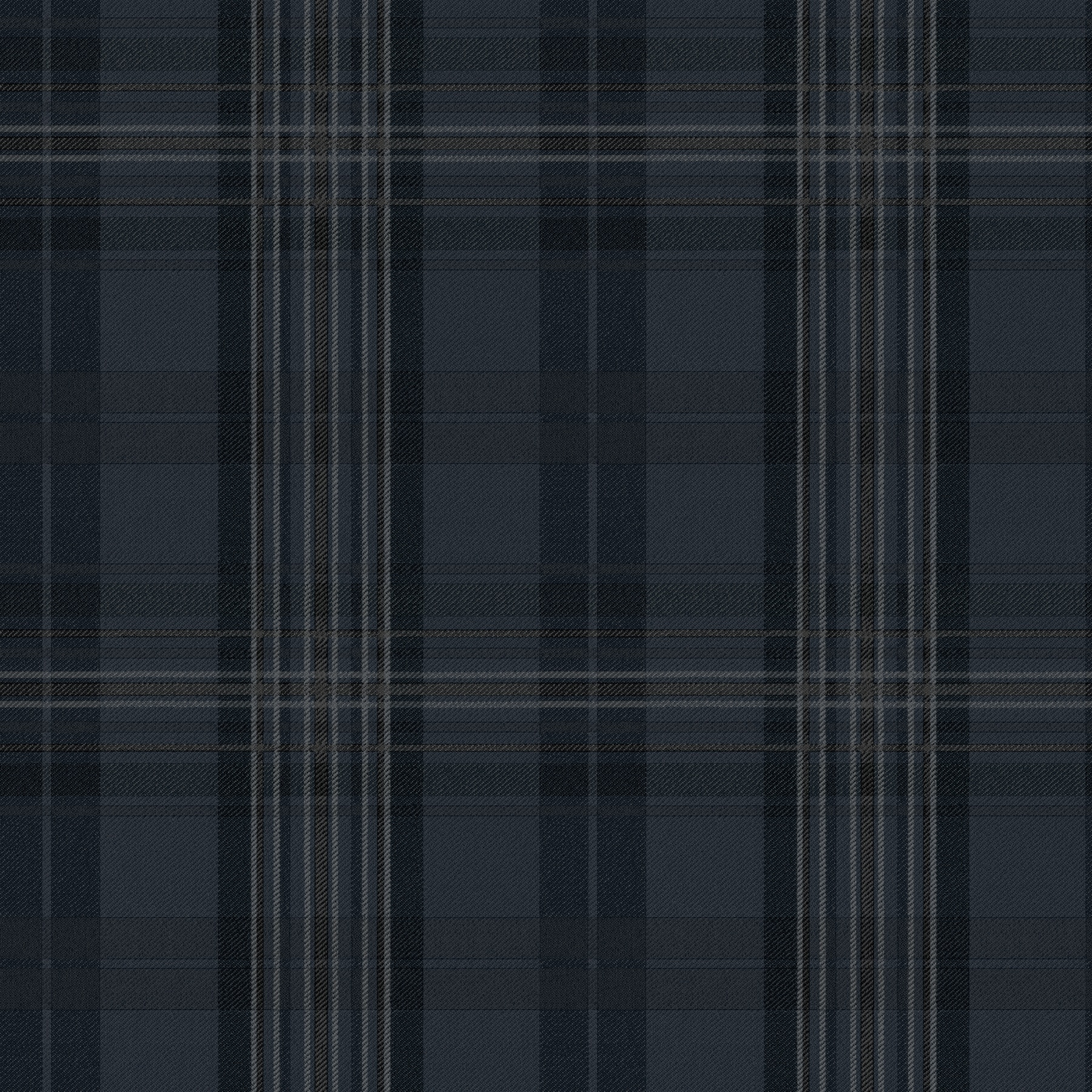 Austin Navy Blue and Light Blue Plaid Prepasted Wallpaper