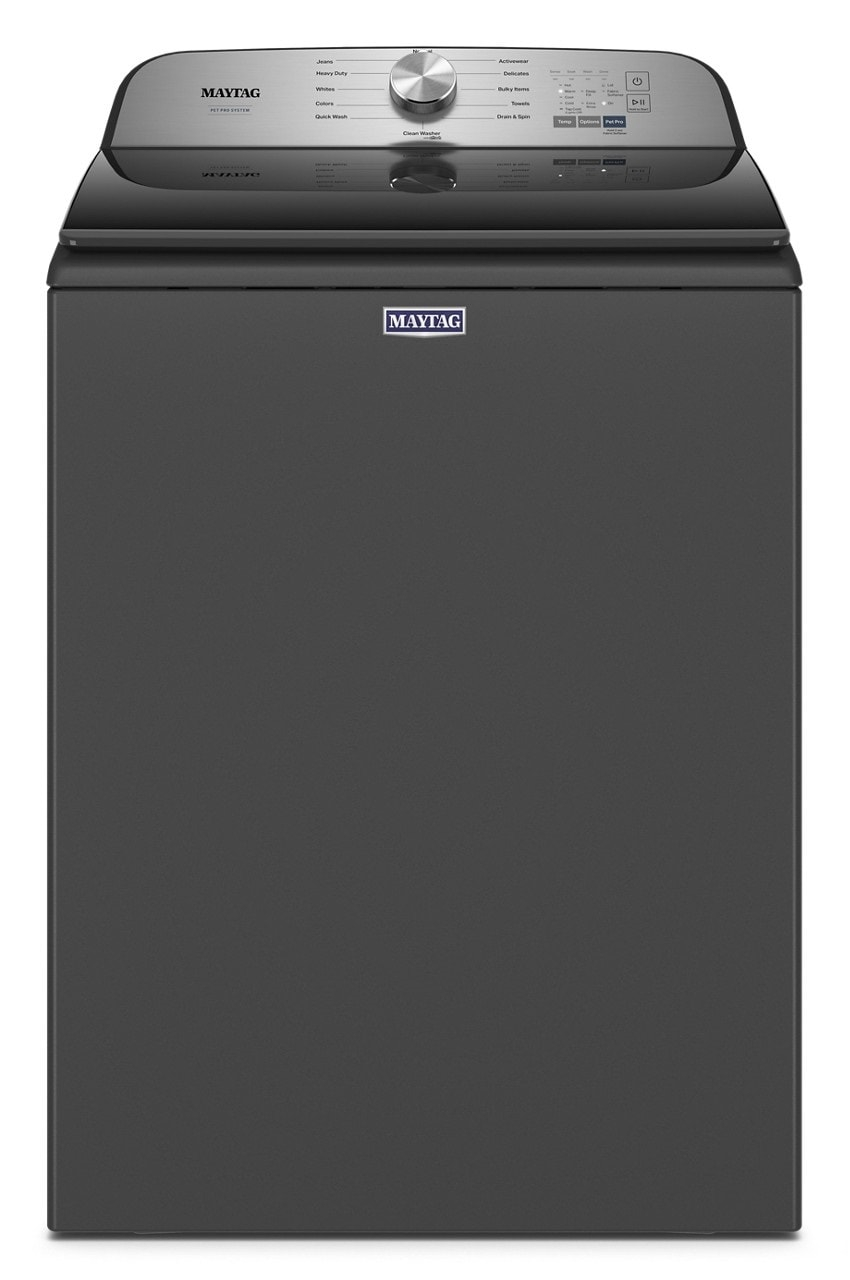 Maytag MVW6500MBK 4.7 Cu. Ft. Volcano Black Pet-Pro Top-Load HE Electric Washer