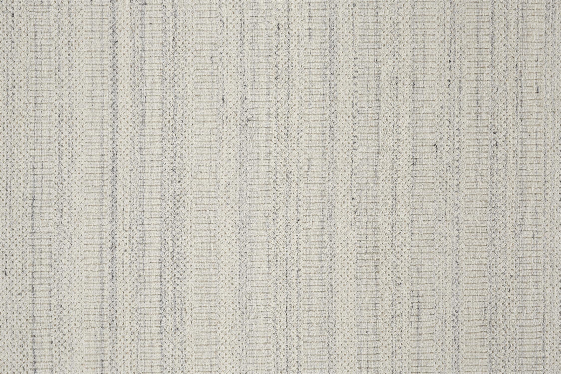 Handmade Reversible Gray Wool Rectangular Area Rug