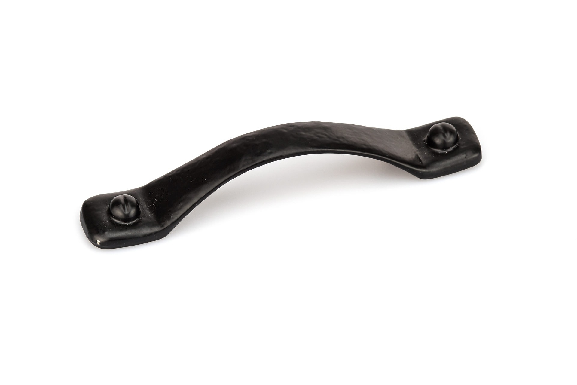 Richelieu Hardware BP9464128900 Sheffield Collection 5 1/16-inch (128 mm) Center-to-Center Matte Black Traditional Arched Pull Handle for Barn Doors, Cabinets, Drawers, and Furniture