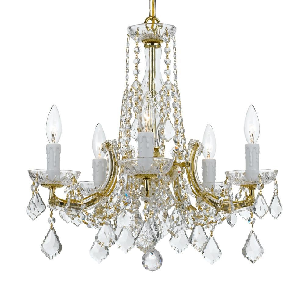 Crystorama Lighting - Five Light Chandelier - Chandelier - Maria Theresa - 5