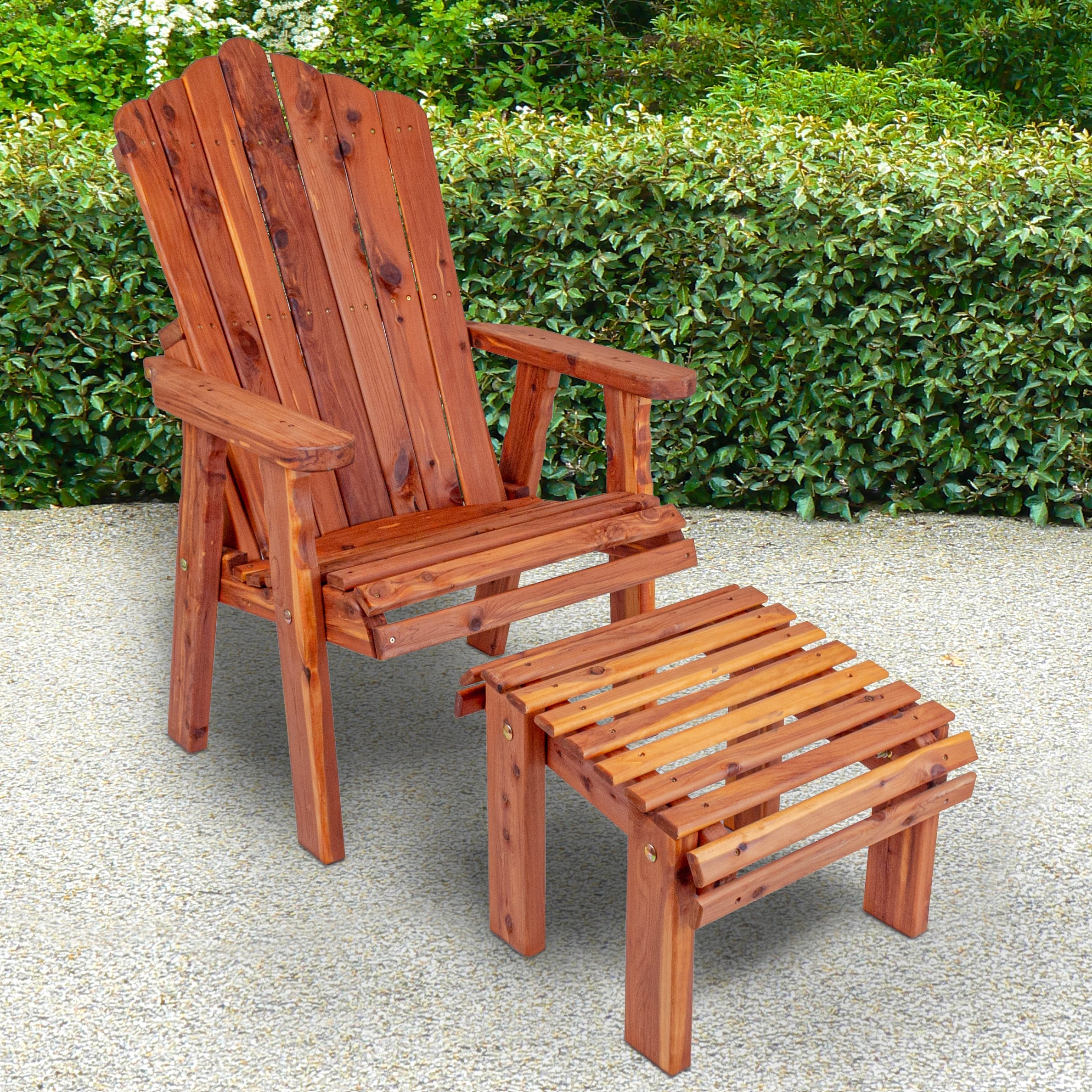 American Furniture Classics CEDAR Stationary Chair w Stationary Ottoman