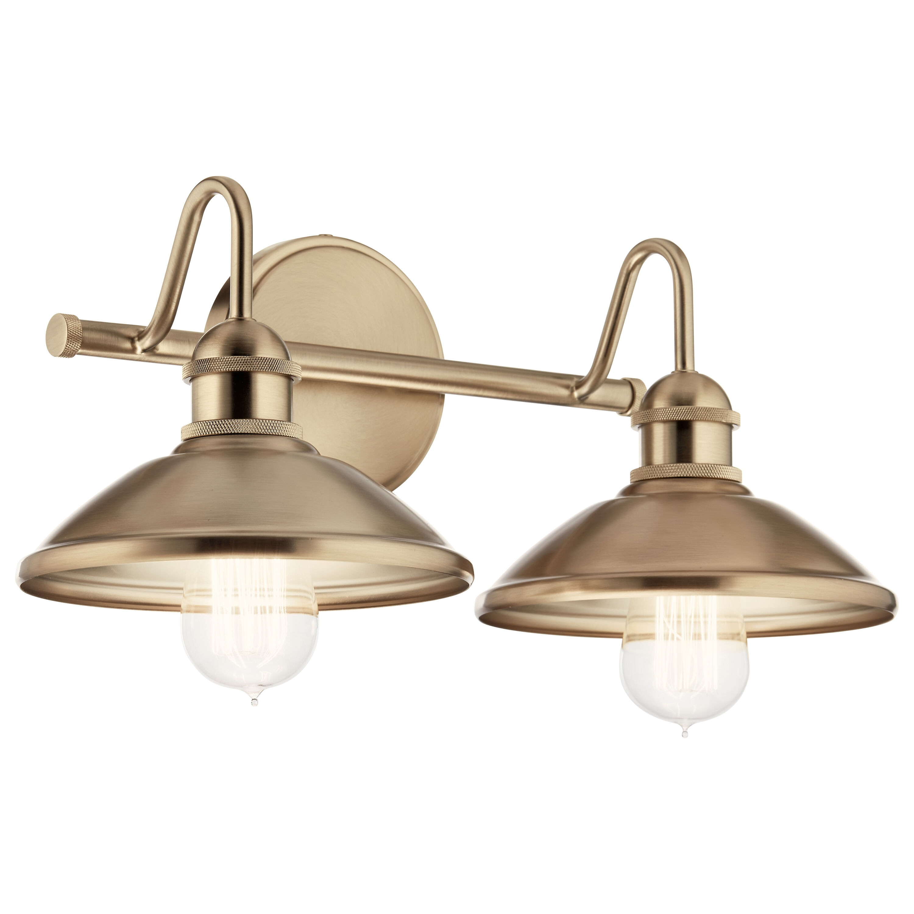 Kichler Lighting Clyde 2 - Light Vanity in  Champagne Bronze