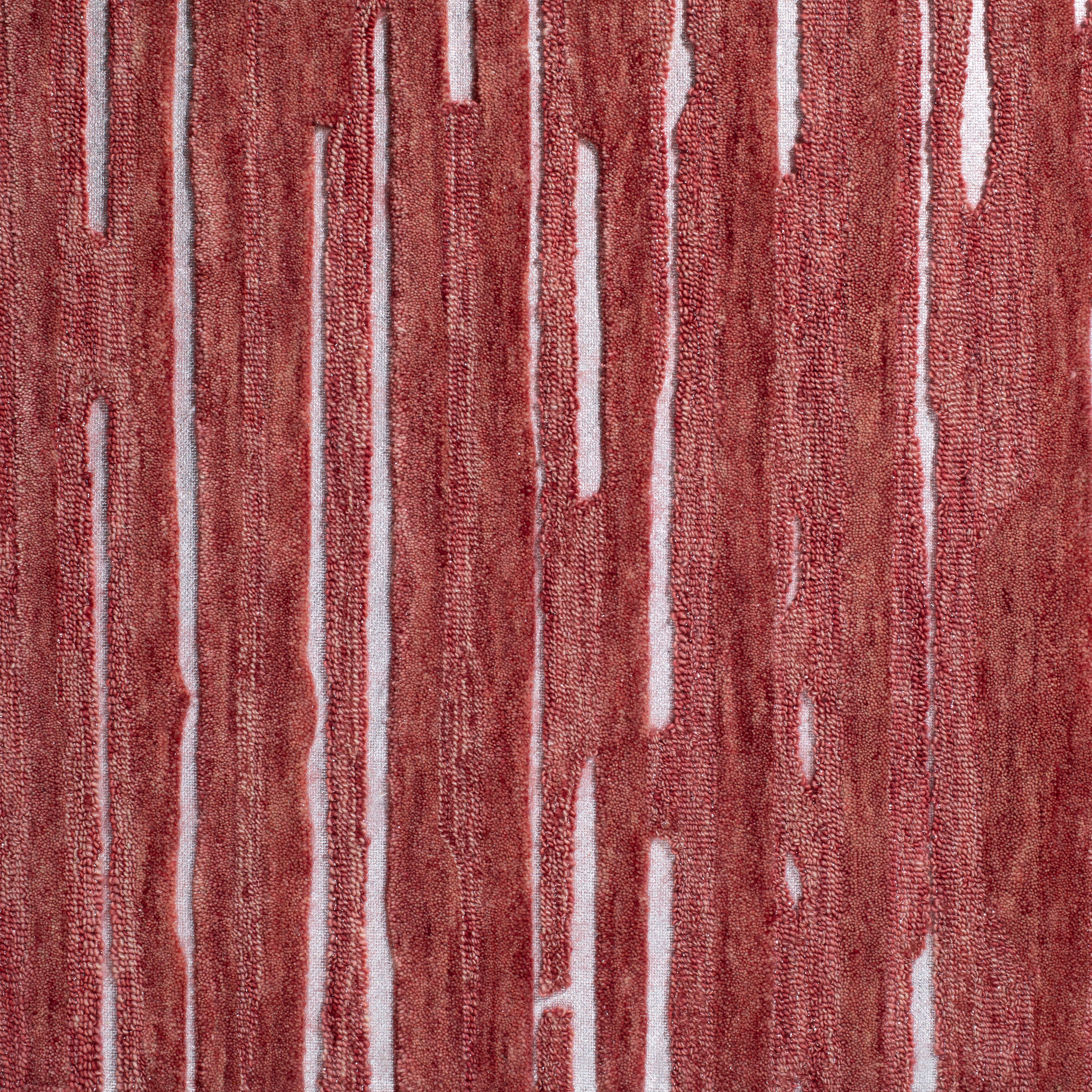 Addison Rugs Addison Dazzle Modern Hand Spun Wool and Metallic Area Rug Sangria 5'X7'6" 5' x 8'