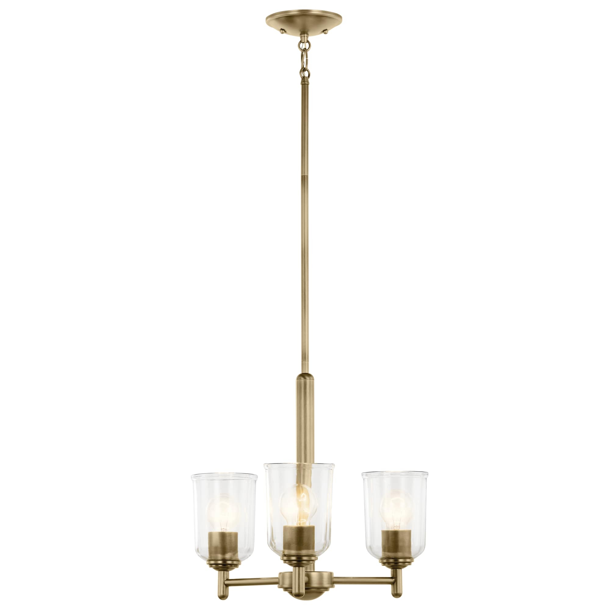 Kichler Lighting - Shailene - 3 Light Mini Chandelier-15.25 Inches Tall and 17.5