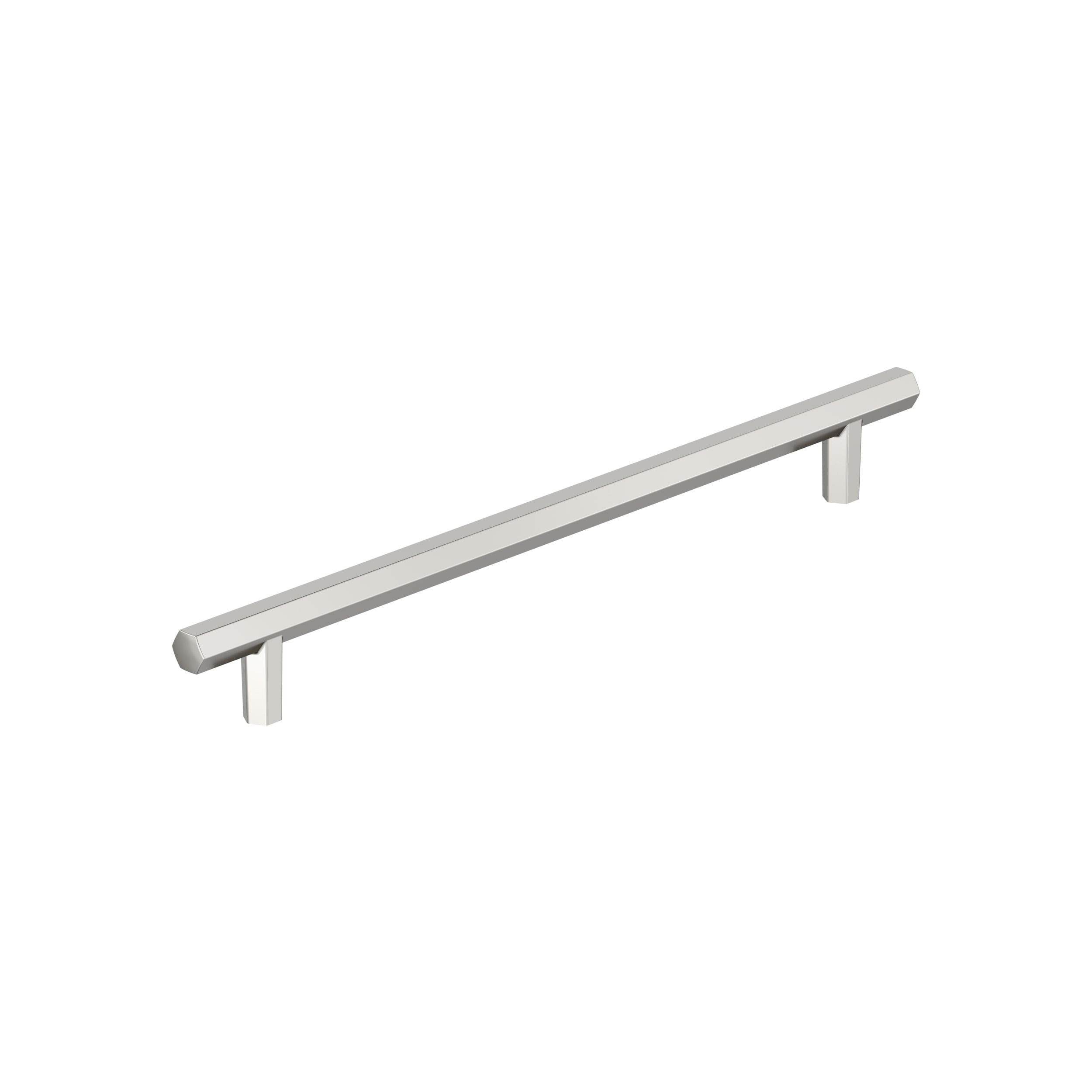 Amerock Caliber 8-13/16 inch (224mm) Center-to-Center Polished Nickel Cabinet Pull