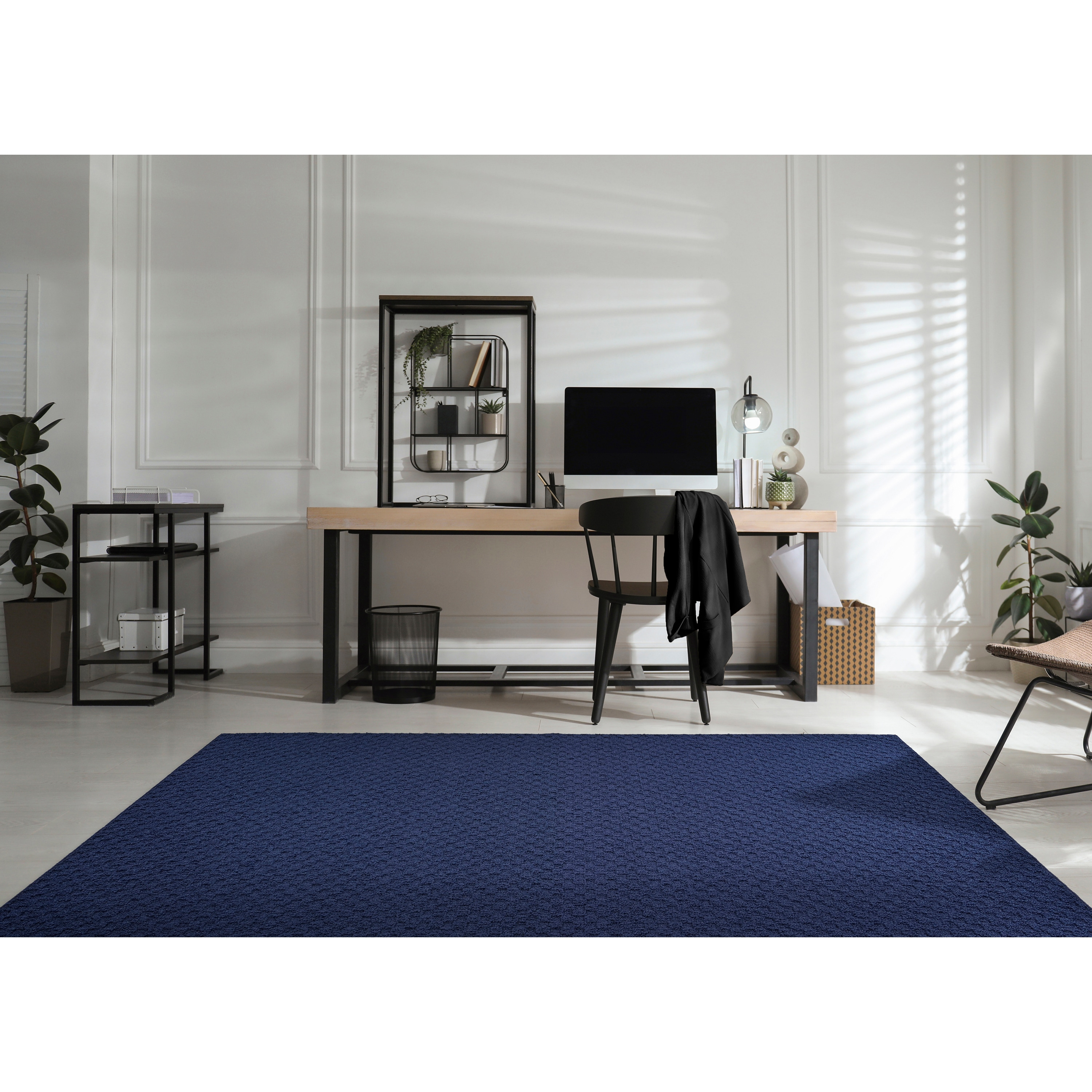 Garland Rug Town Square Navy Indoor Area Rug, 8' x 10'