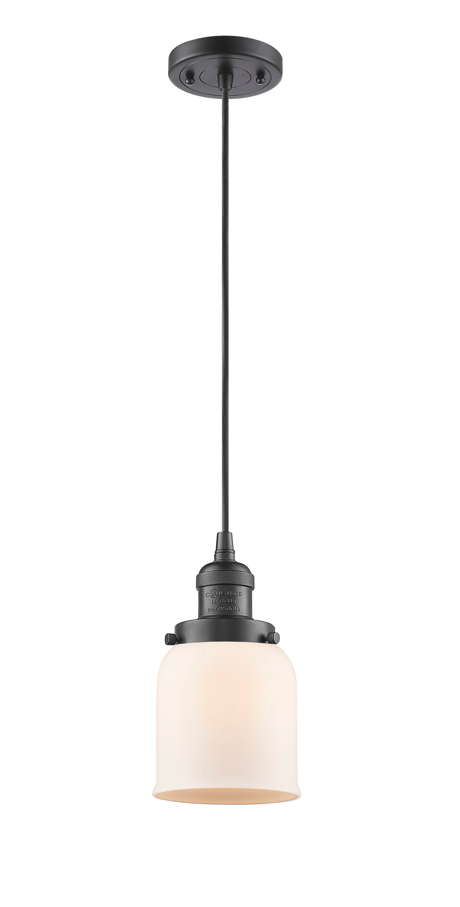 Innovations Lighting Bell 1 - Light Pendant in  Oil Rubbed Bronze