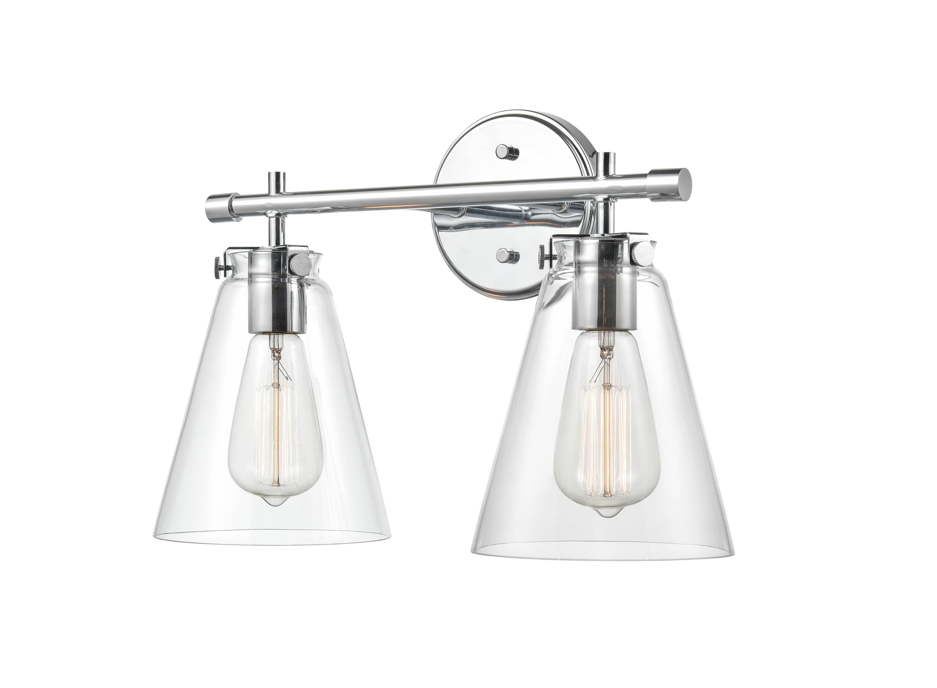 8122-CH-Millennium Lighting-2 Light Bath Vanity-11 Inches Tall and 16 Inches Wide-Chrome Finish