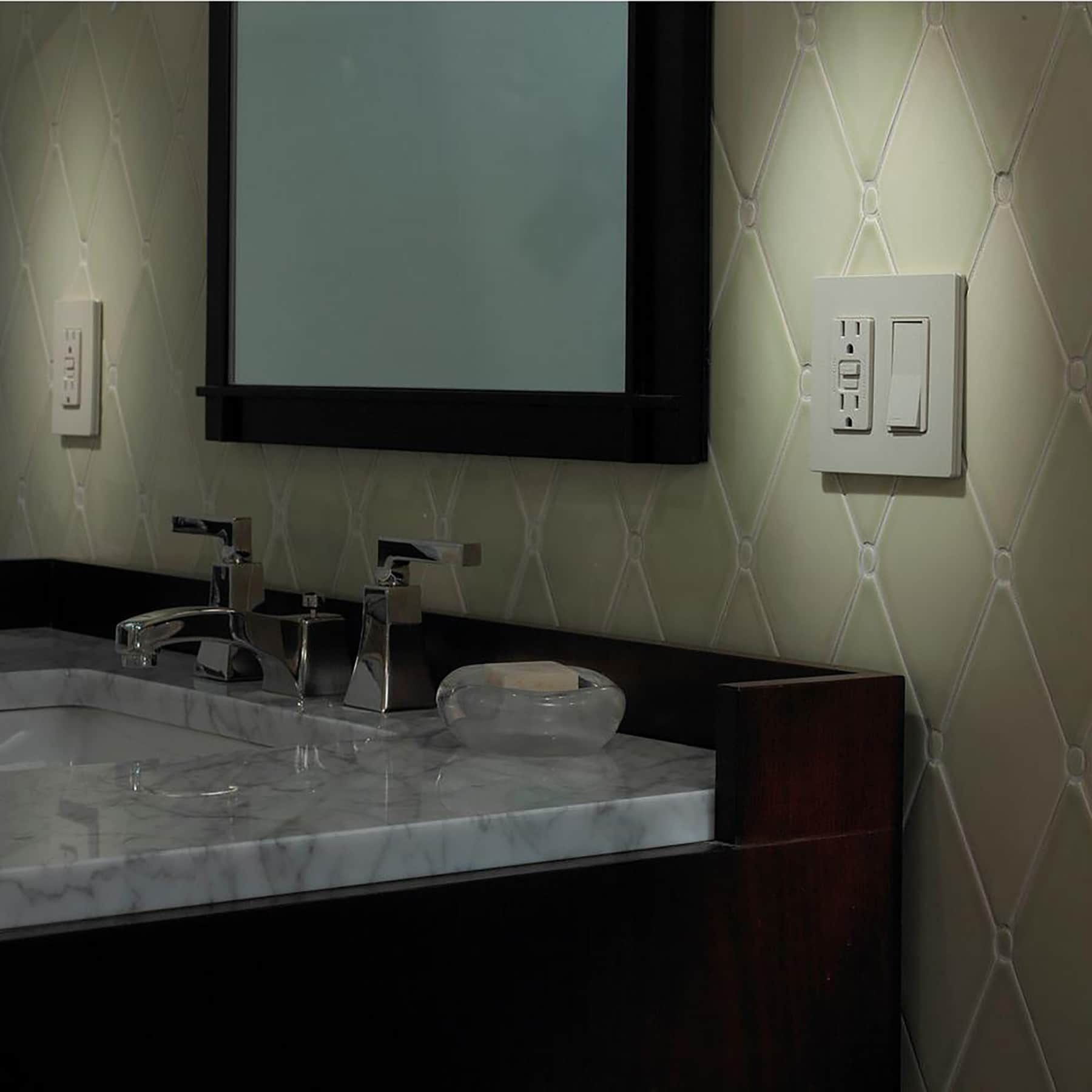 Black Gloss 2-Gang Decorator Wall Plate