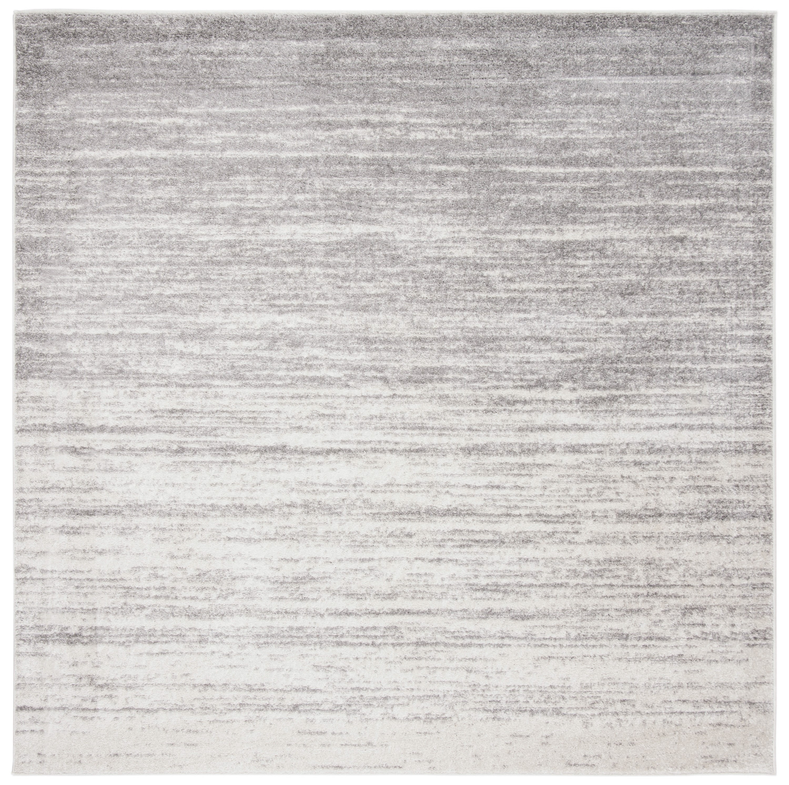 SAFAVIEH Adirondack Esmond Abstract Area Rug, Ivory/Silver, 3' x 3' Square