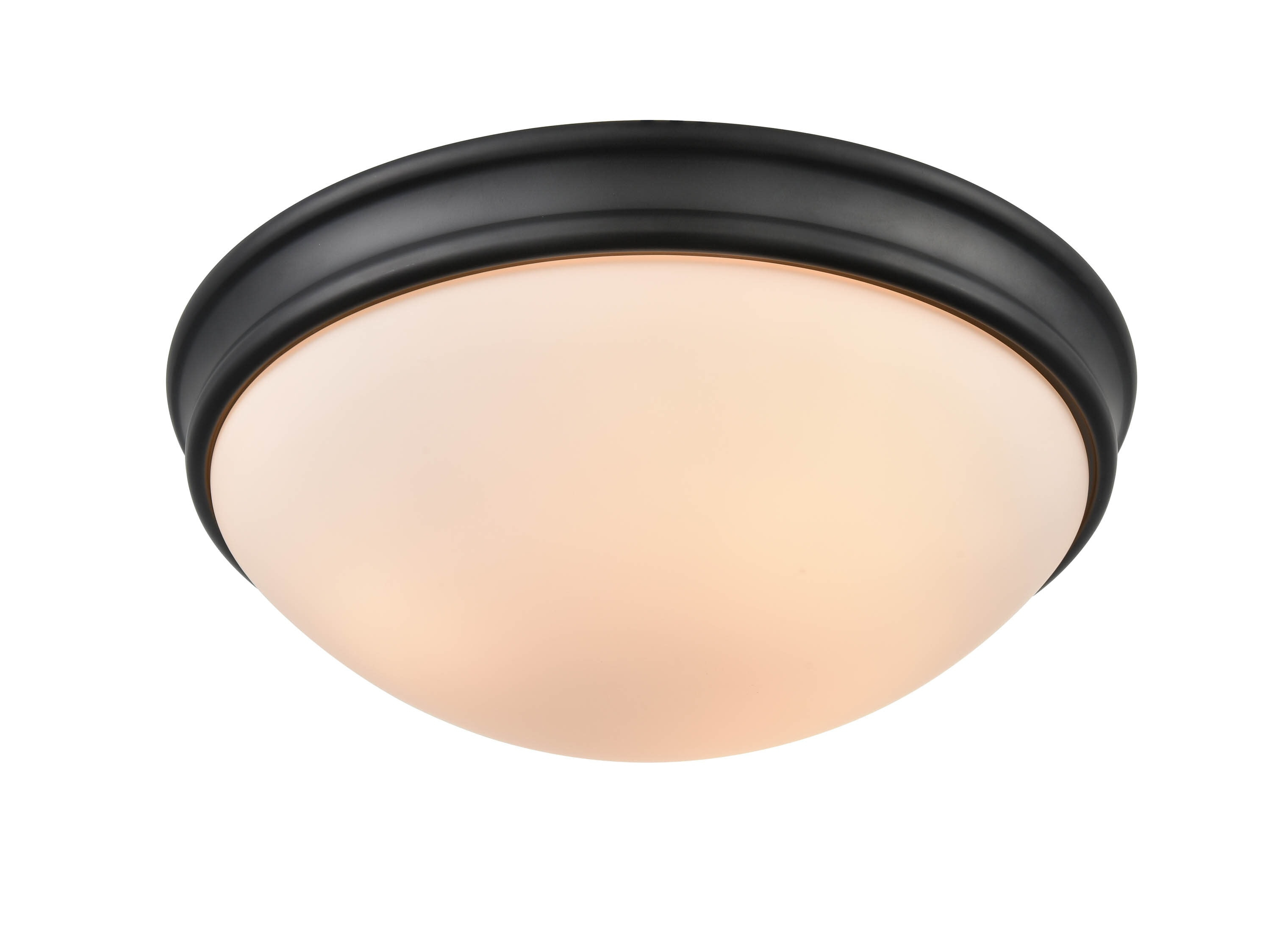 Millennium Lighting 3 - Light Flush Mount in  Matte Black