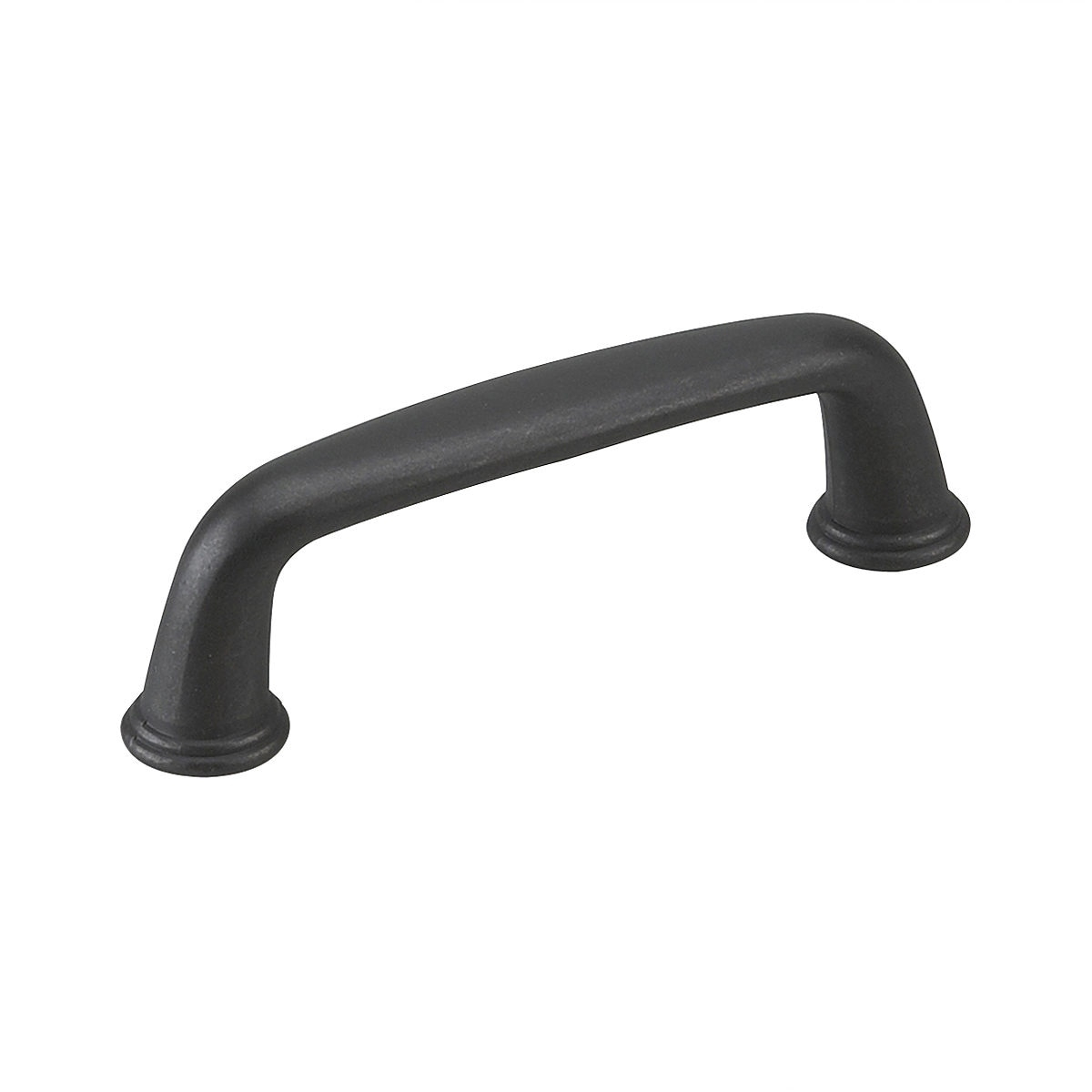 Richelieu Hardware BP876900 Nantes Collection 3-inch (76 mm) Center-to-Center Matte Black Traditional Round Cabinet and Drawer Pull Handle for Kitchen, Bathroom, and Furniture