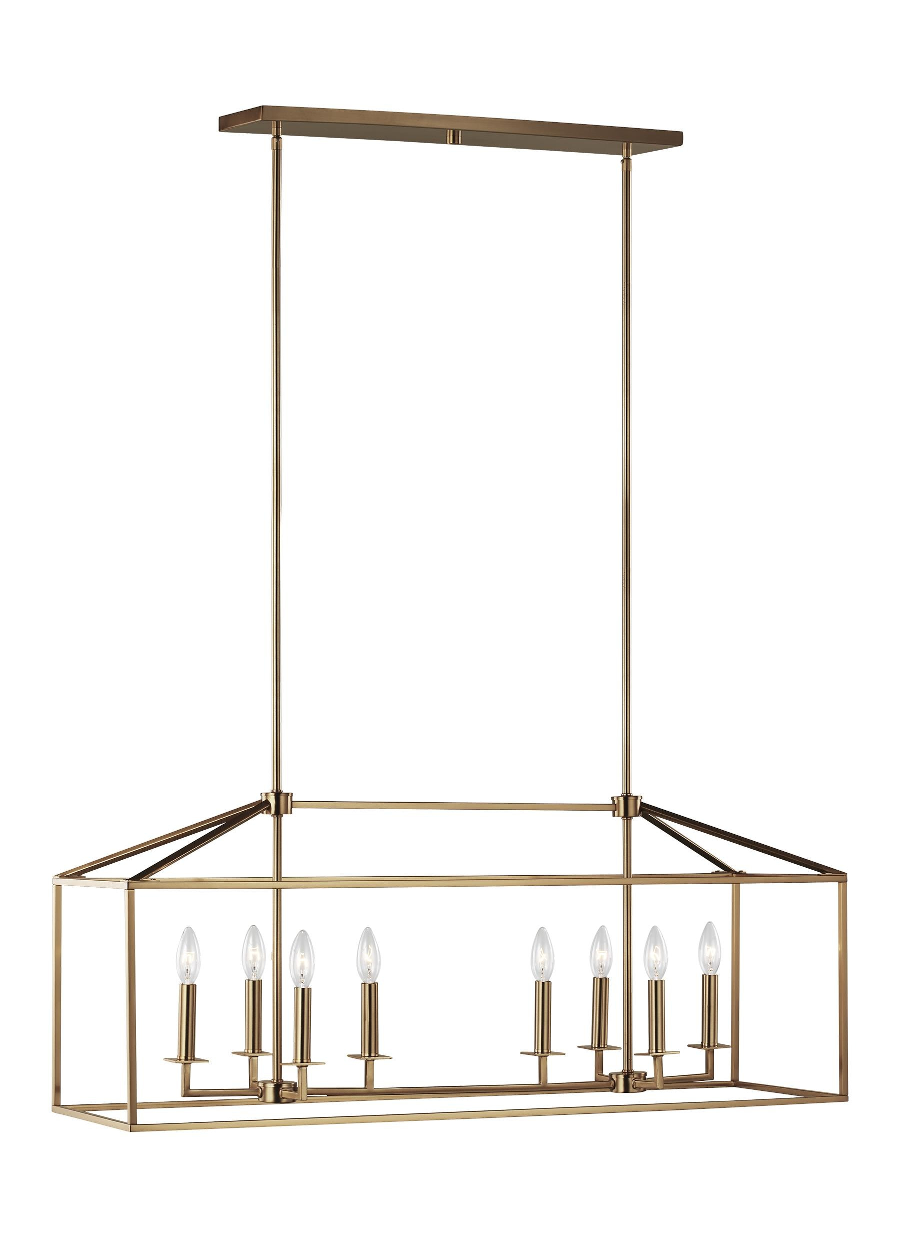 Lucius Linear Chandelier - Brass / 40"L