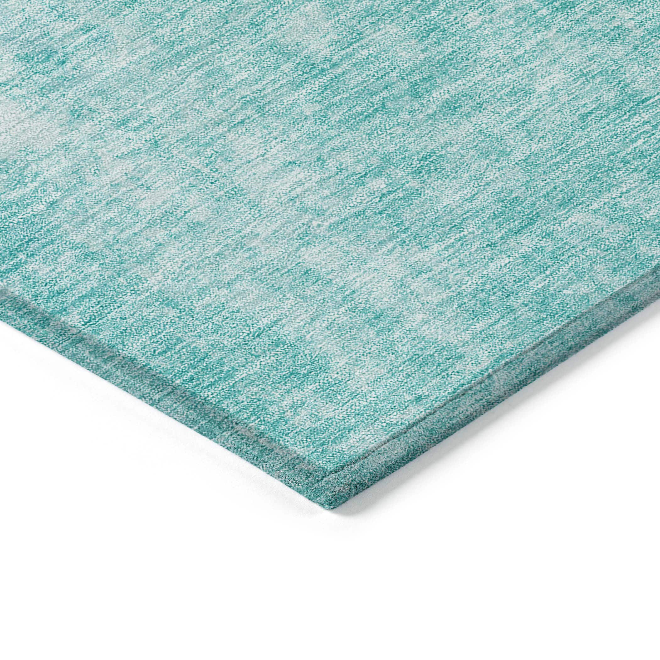Addison Rugs Chantille ACN656 Teal 1'8" x 2'6" Indoor Outdoor Area Rug, Easy Clean, Machine Washable, Non Shedding, Bedroom, Entry, Living Room, Dining Room, Kitchen, Patio Rug