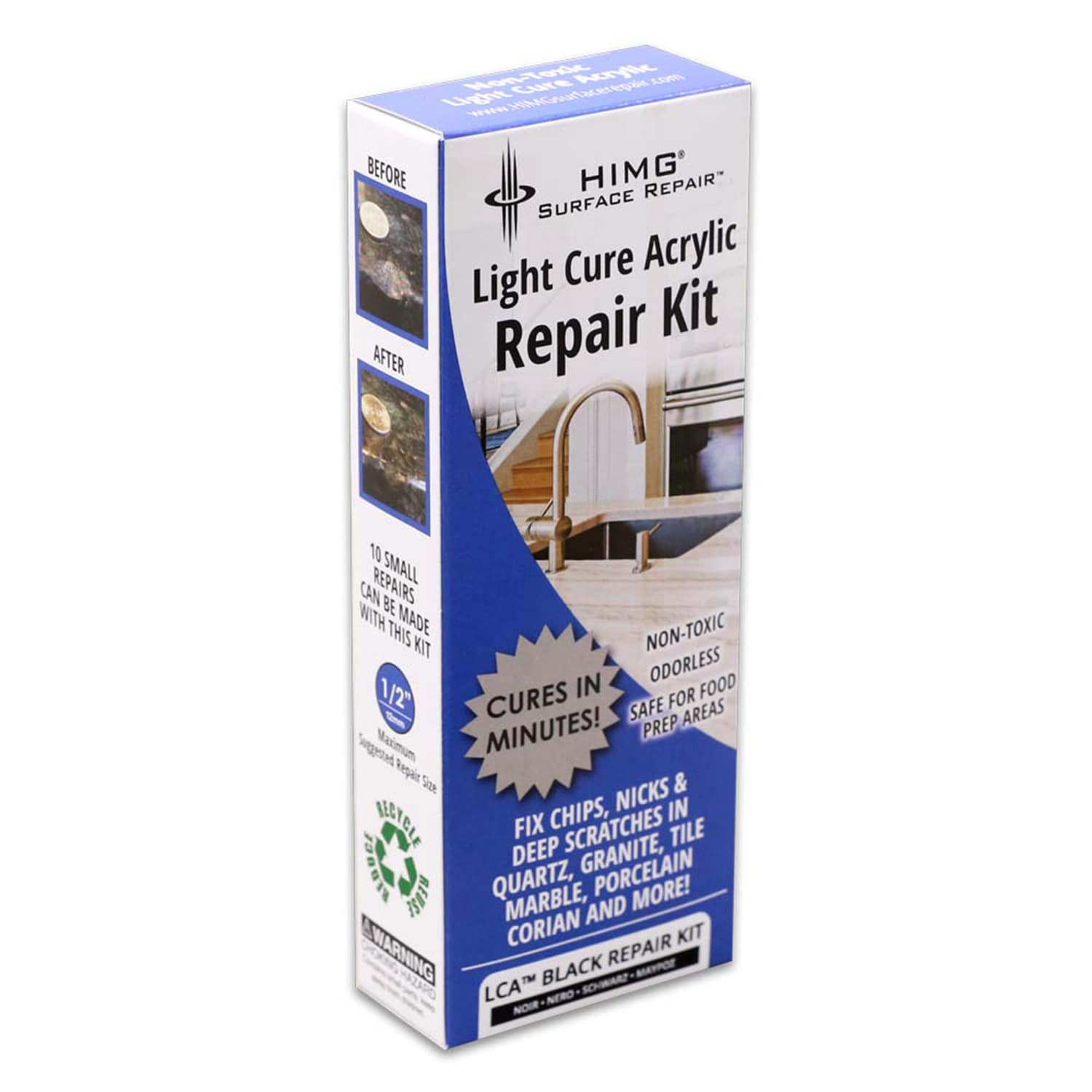 Black Light Cure Acrylic Multi-Surface Repair Kit