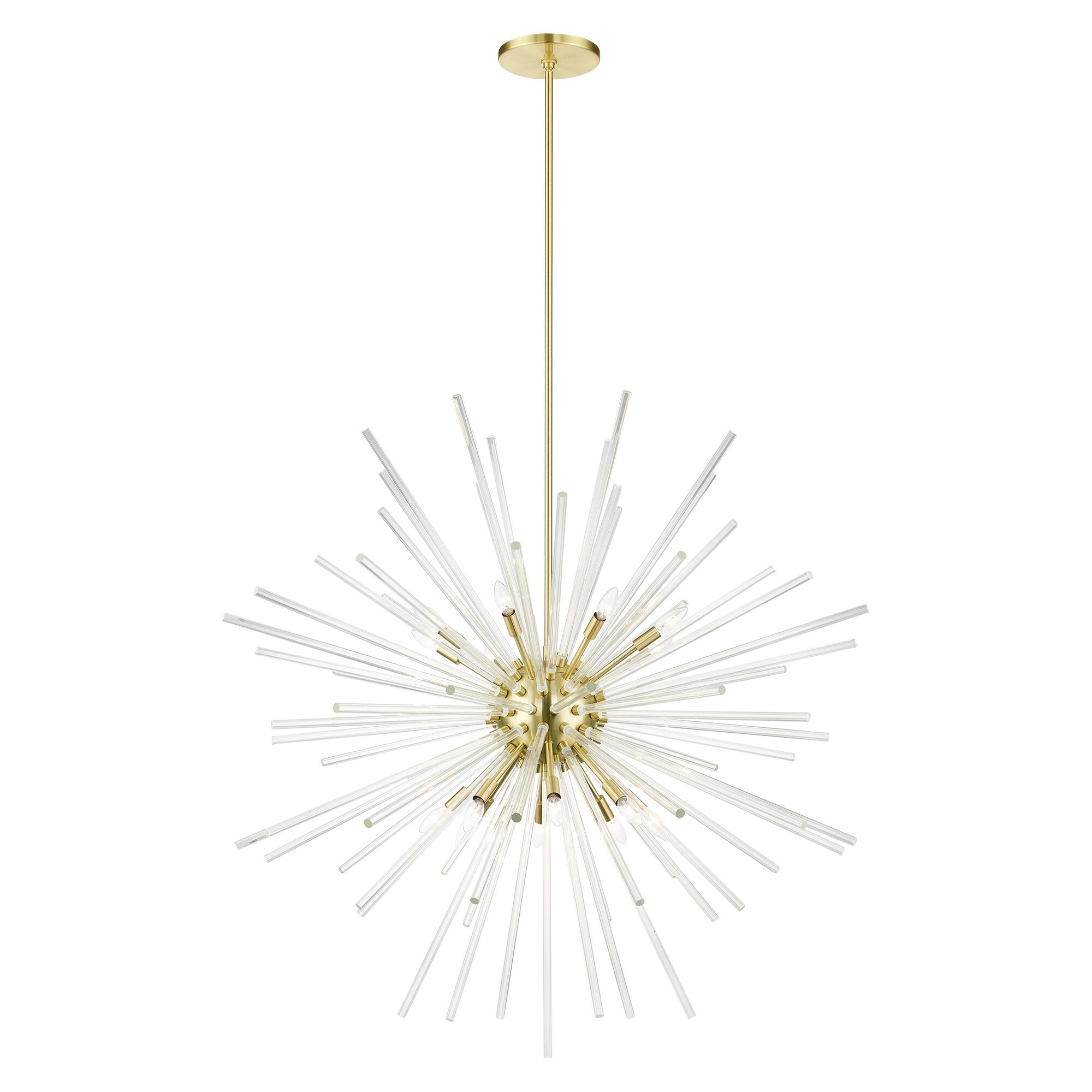 Livex Lighting Utopia 16 - Light Chandelier in  Satin Brass