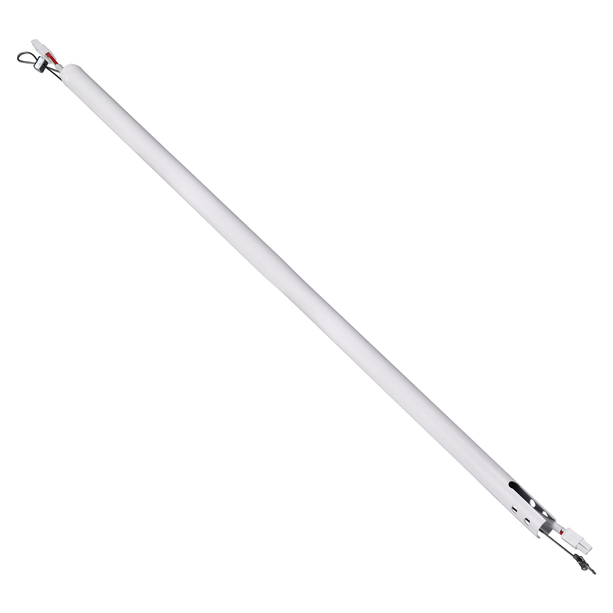 24" White Steel Indoor/Outdoor Ceiling Fan Downrod