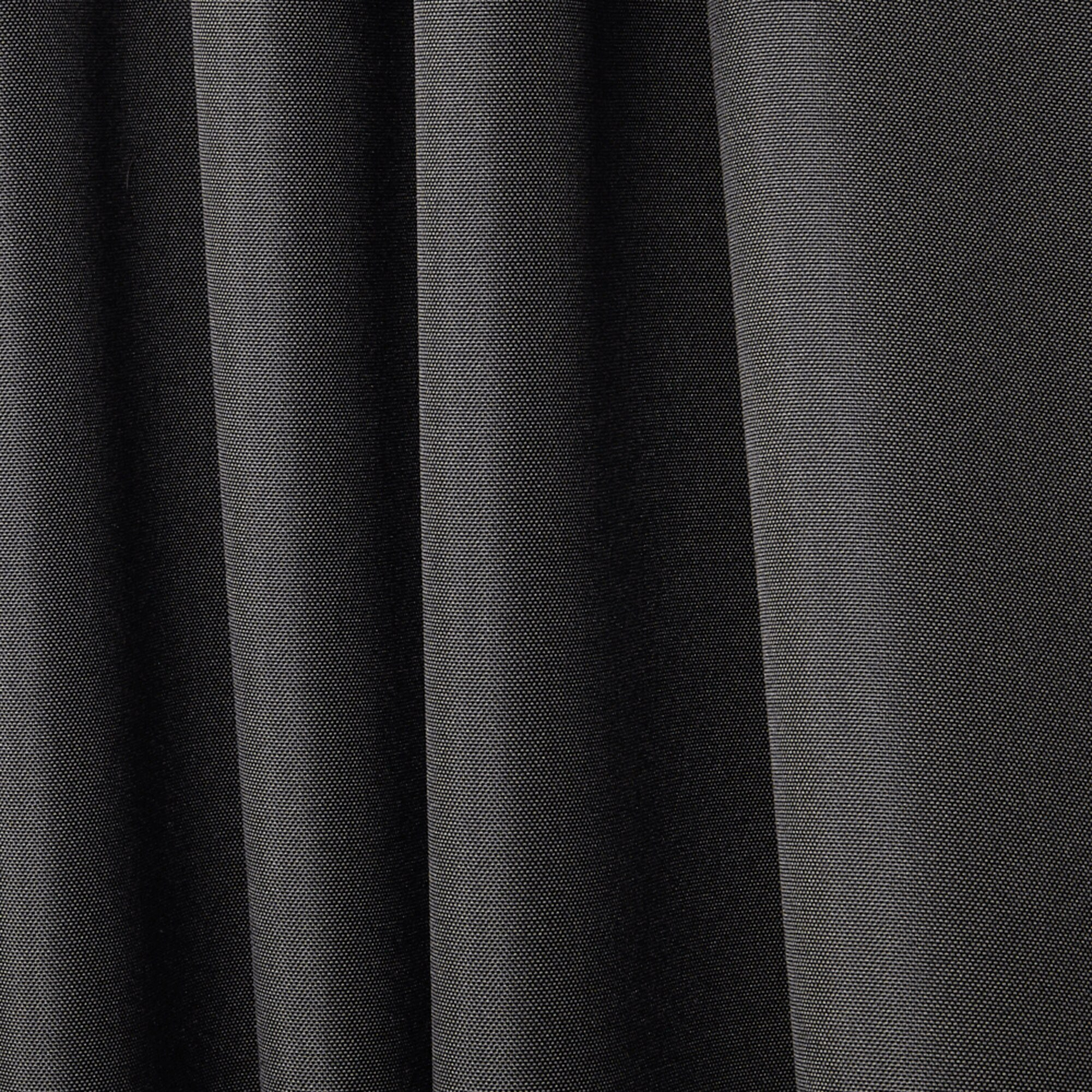 TOWN & COUNTRY BASICS Cabana Solid Heavyweight Indoor Outdoor Curtains, Light Filtering Opacity with Grommet Top, Water Repellent, 2-Pack Set, 54"x108", Charcoal