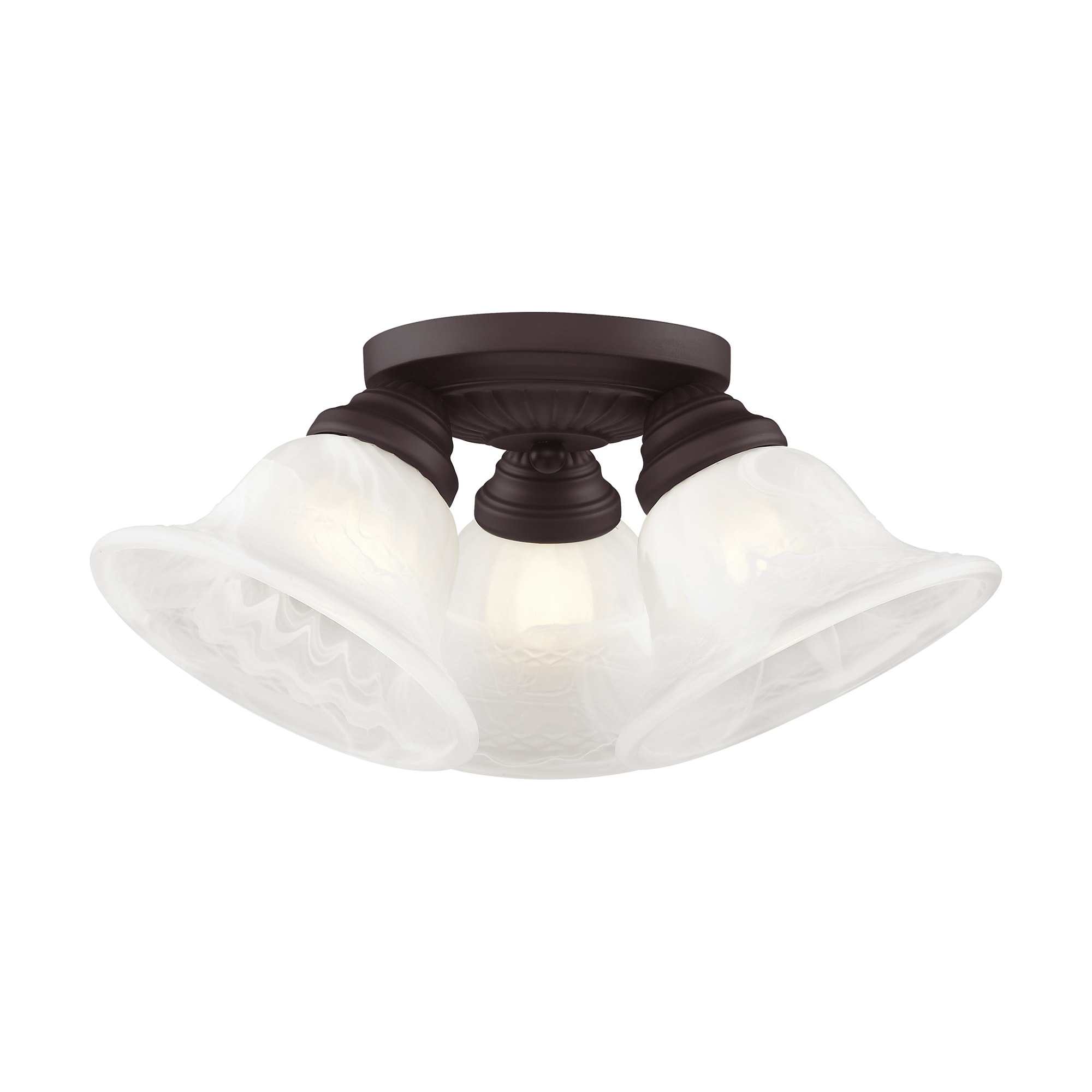 Livex Lighting Edgemont 3 - Light Flush Mount in  Bronze