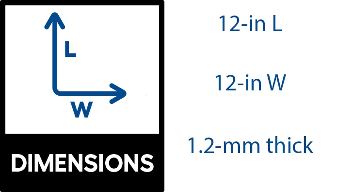 Baldosa de Vinilo de Madera Dura de Roble Mediano Falso