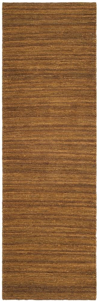 SAFAVIEH Organic Elissa Solid Braided Jute Runner Rug, Gold, 2'6" x 10'