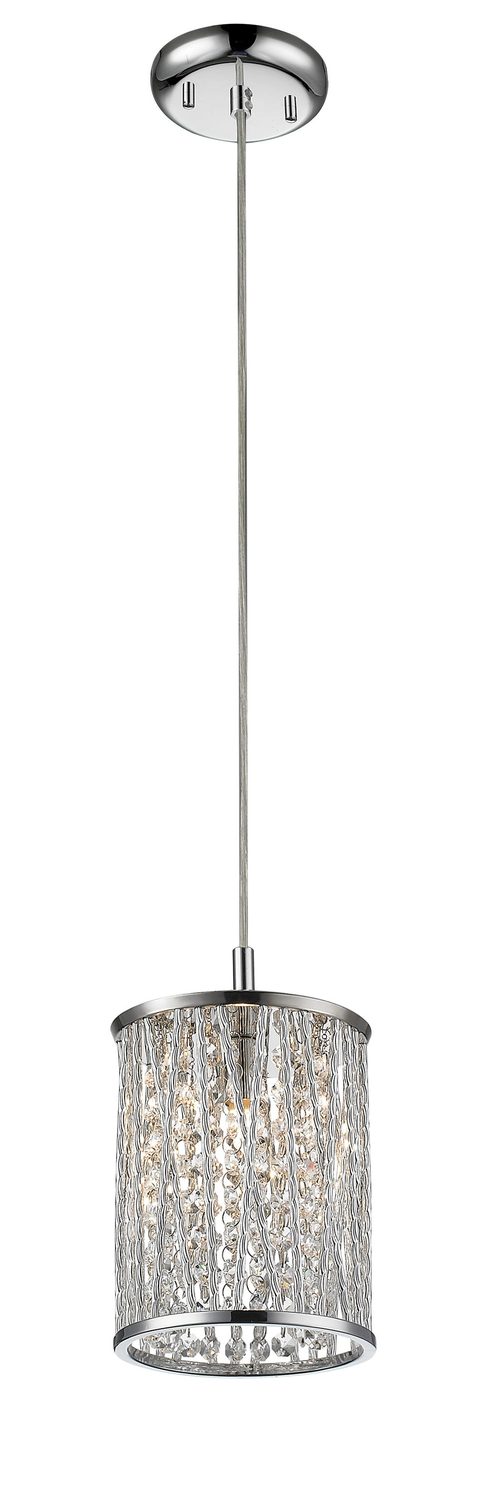 1 Light Mini Pendant In Whimsical Style 5.91 Inches Wide By 7 Inches High     -Traditional Installation Z-Lite 872Ch-Rmp
