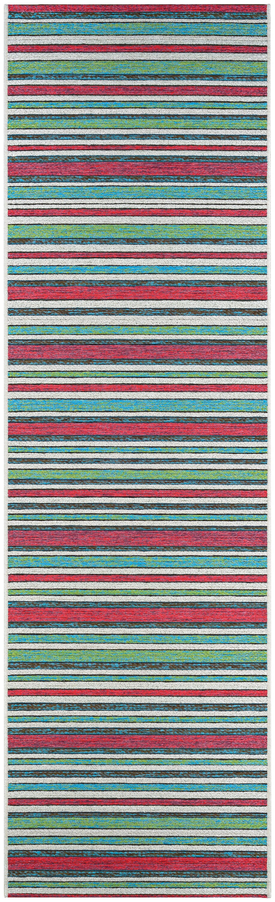 Couristan Cape Brockton Indoor / Outdoor Area Rug, Purple-Multicolor, 2'3" x 11'9" Runner