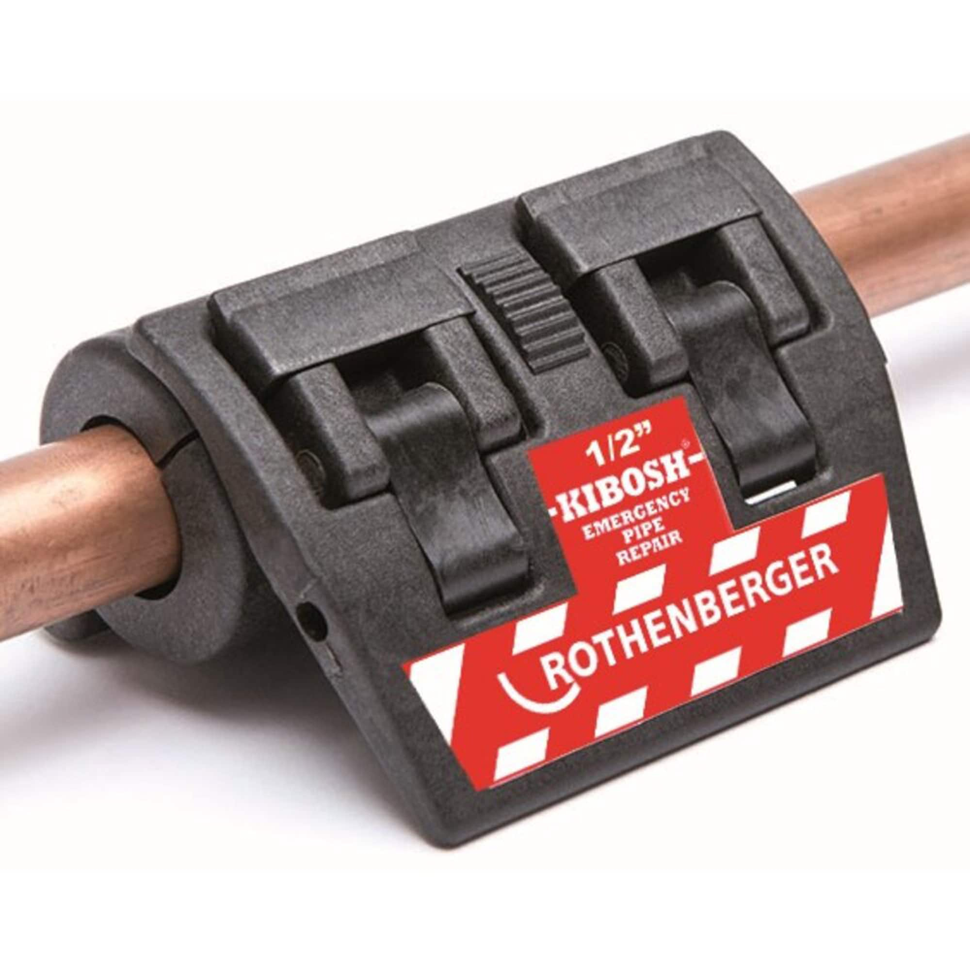 Rothenberger Repair Clamp,1/2"MaxOD,Partial Cov,3"L 80007