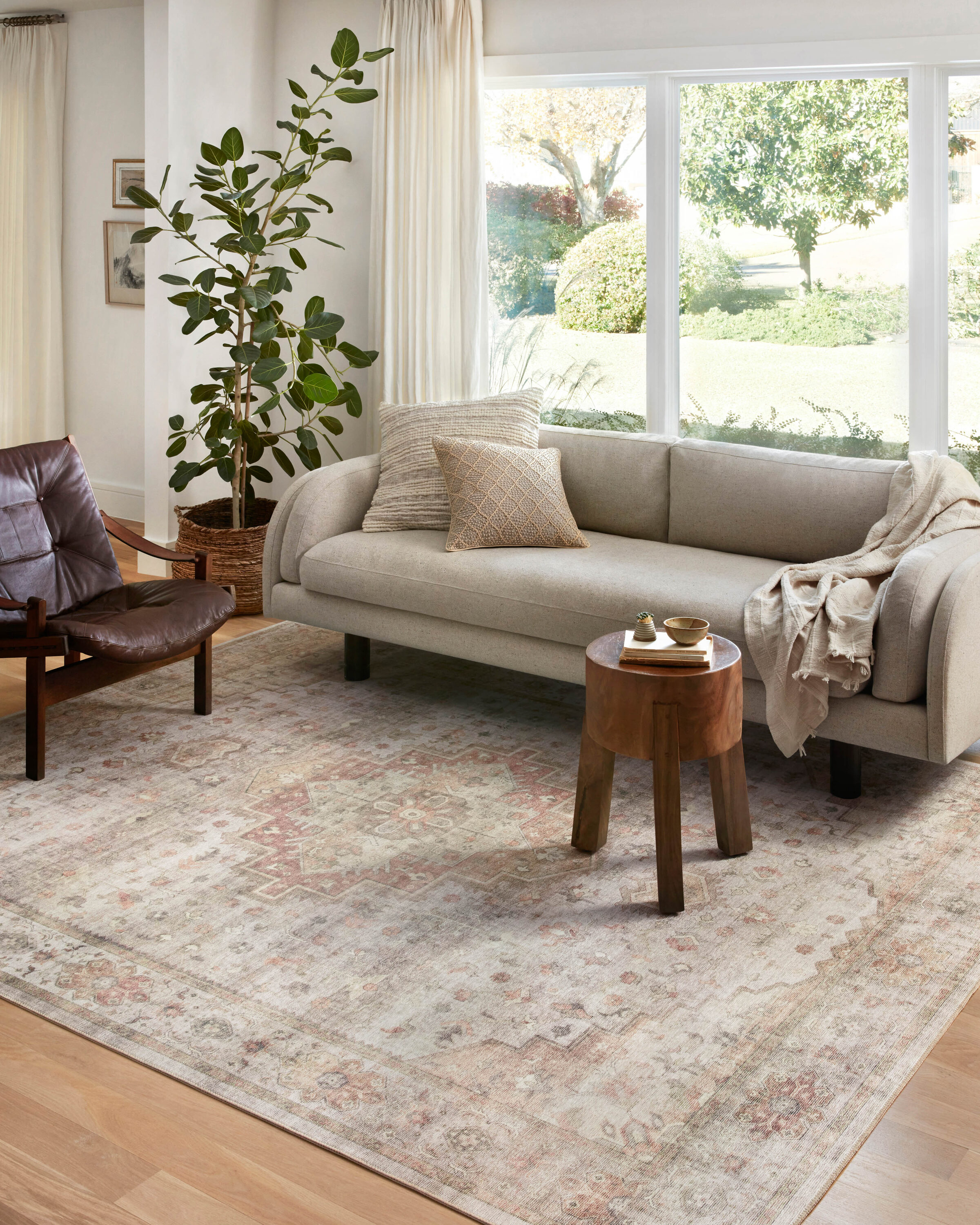 Loloi II Heidi Collection HEI-02 Sage / Multi, Oriental Area Rug 8'-6" x 11'-6"