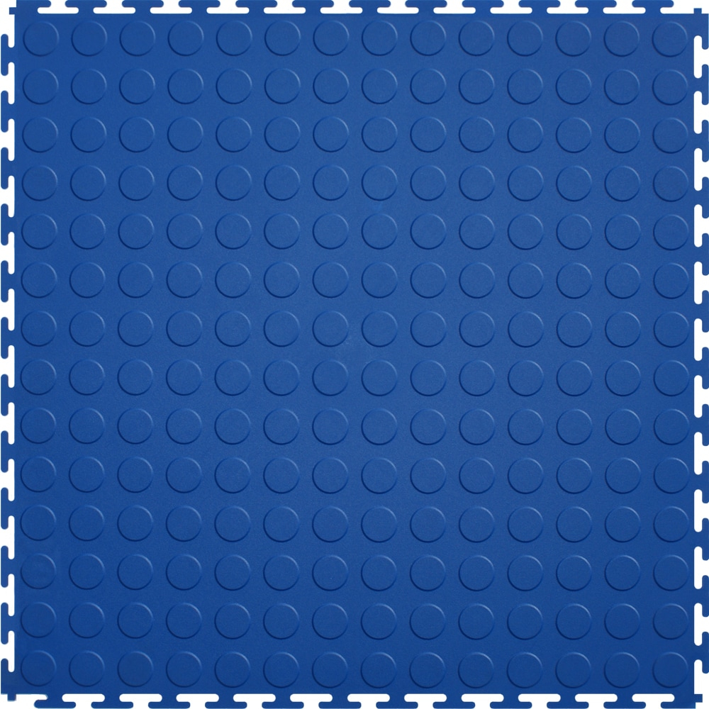 Blue Coin Top 20.5-in x 0.25-in Interlocking Tiles (Case 8)