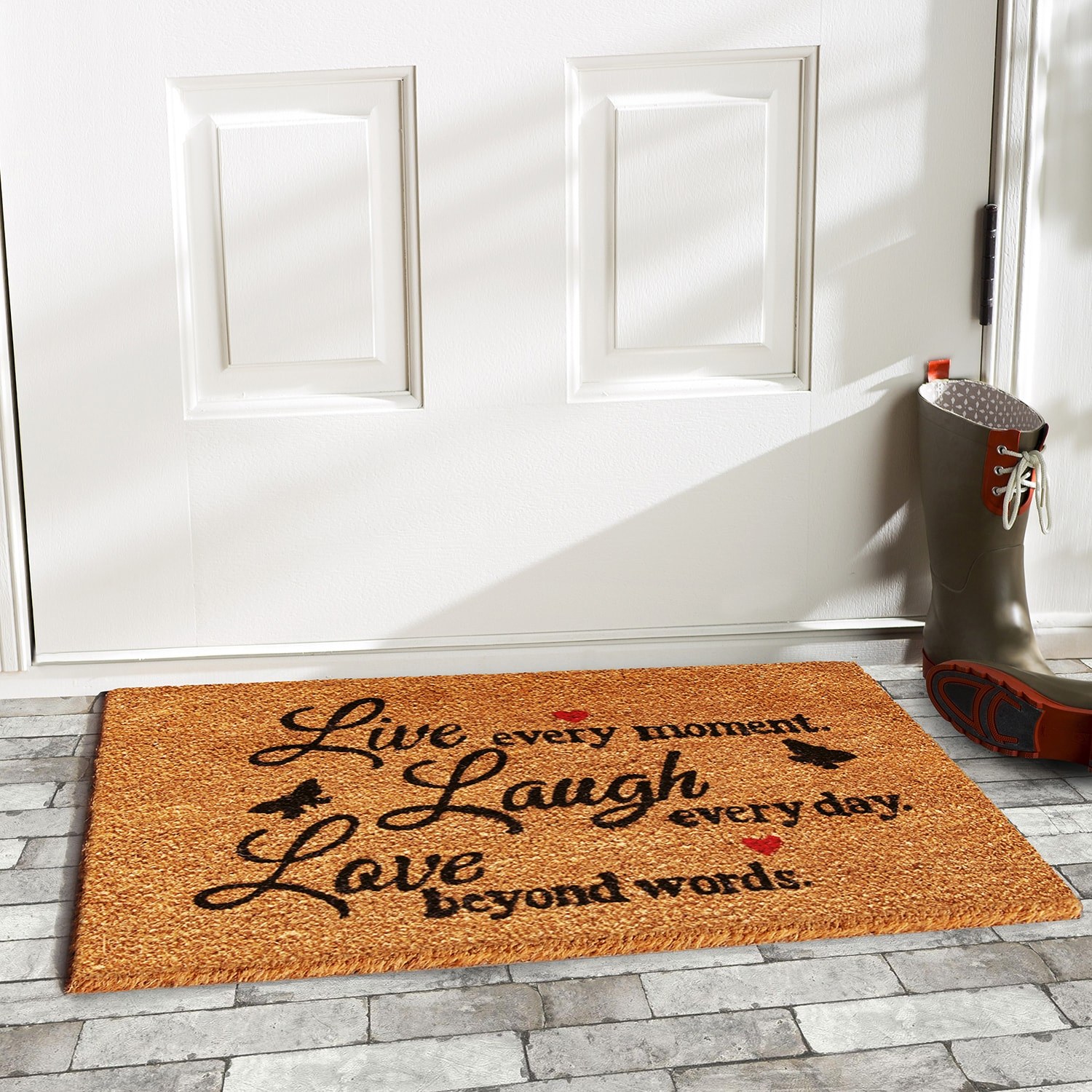 Calloway Mills Live Every Moment Outdoor Doormat