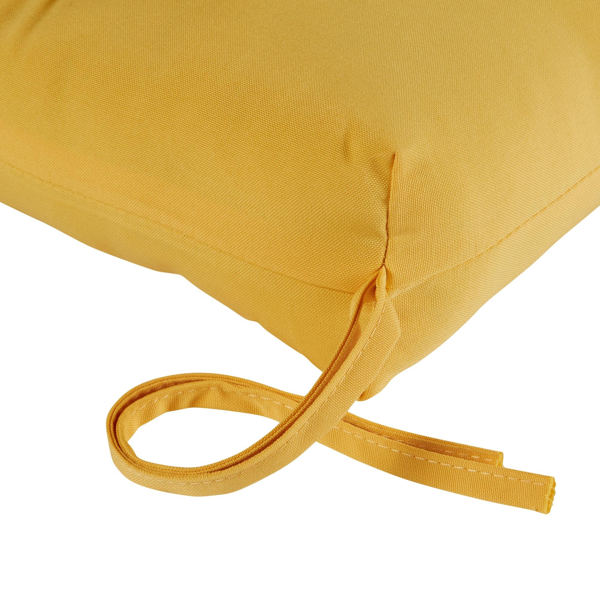 Greendale Home Fashions Sunbeam Yellow 44 x 17 in. Outdoor Bench Seat Cushion