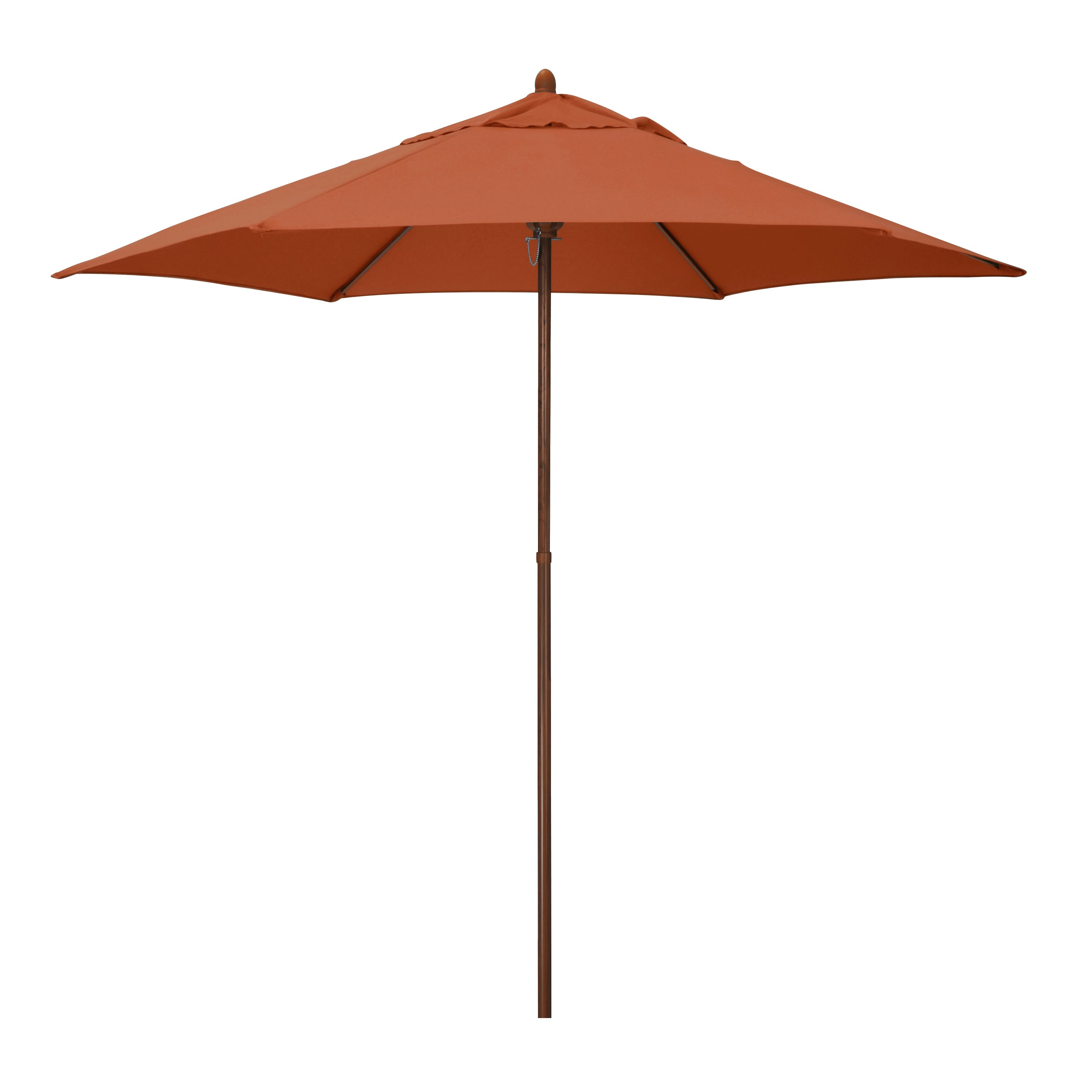 Astella 9 ft Brick Polyester Canopy Steel Pole Market Umbrella