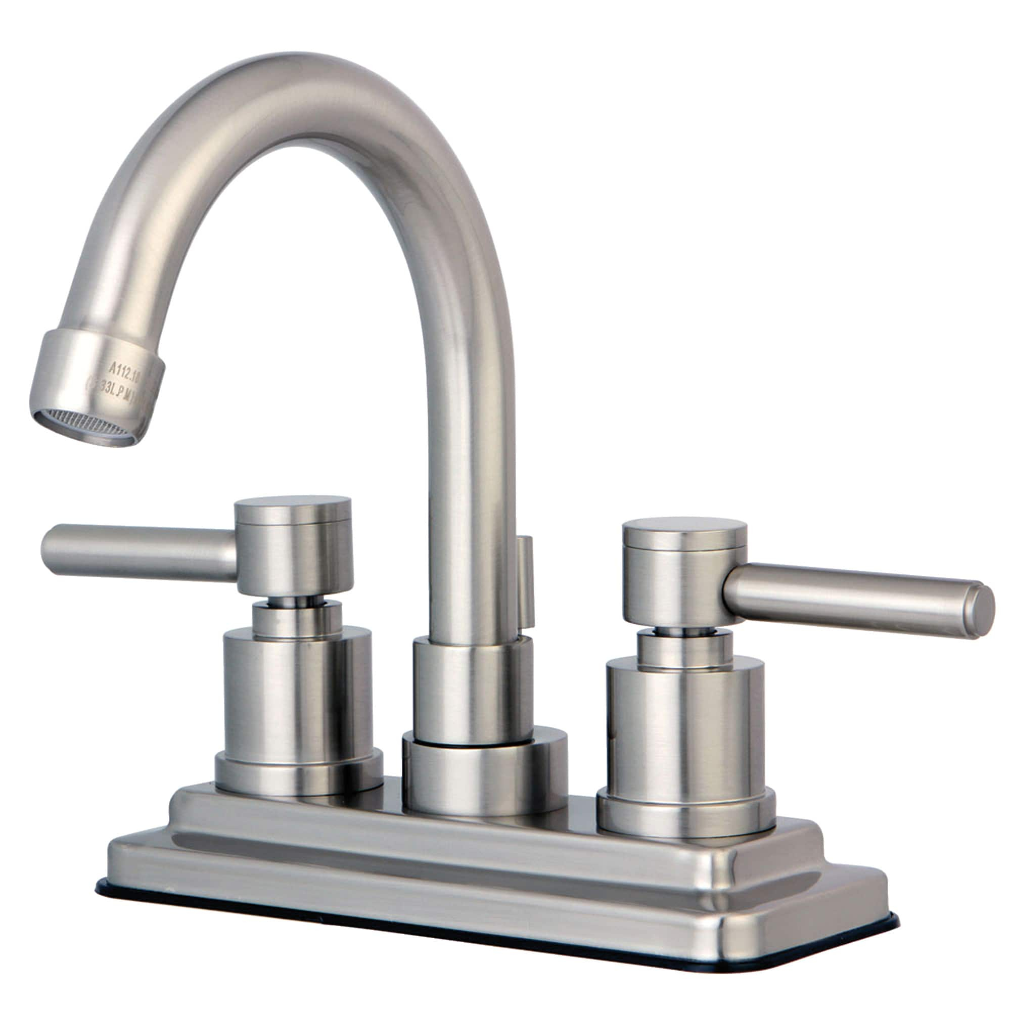 South Beach Centerset Bathroom Faucet with Drain Assembly