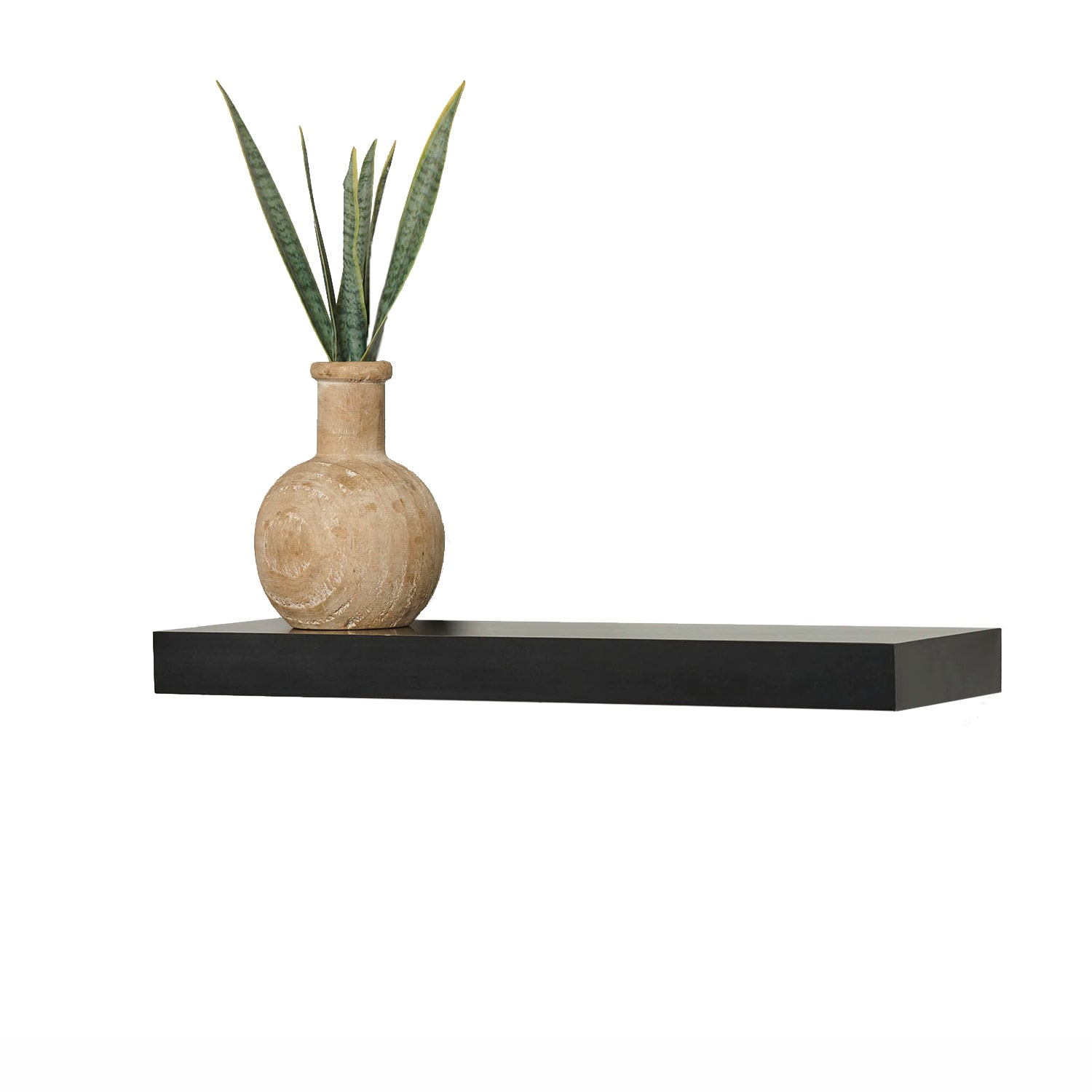 Mini Avalon 6"x20" Black Floating shelf