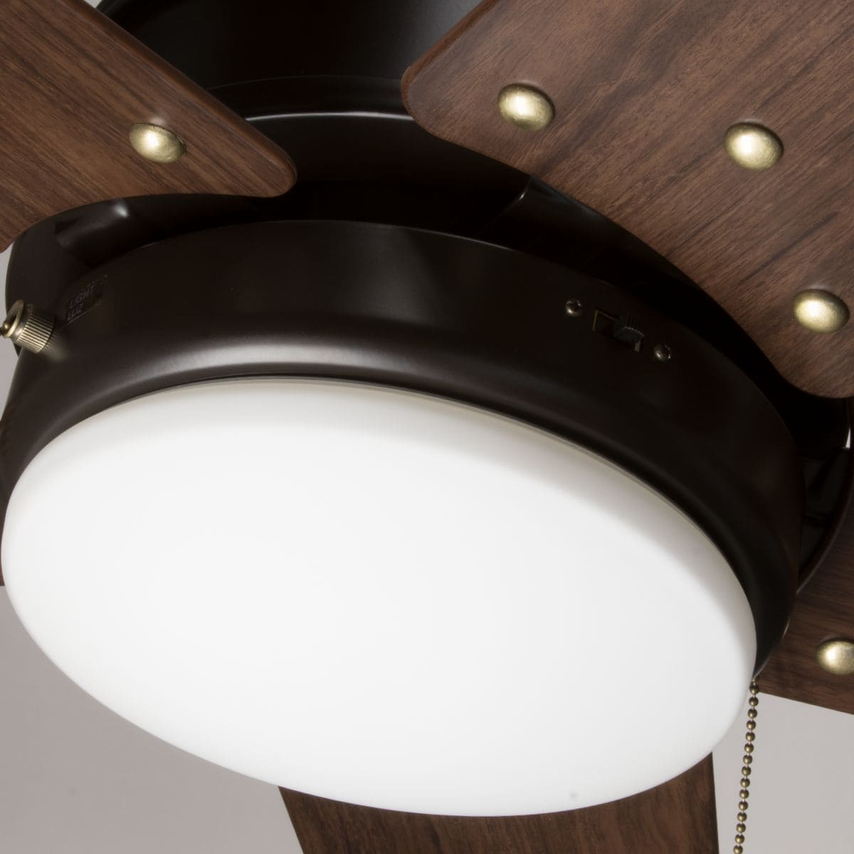 P2574-2030K-Progress Lighting-Whirl - Wide - Ceiling Fan - 1 Light - Damp Rated in Transitional style - 60 Inches wide by 15.88 Inches high-Antique