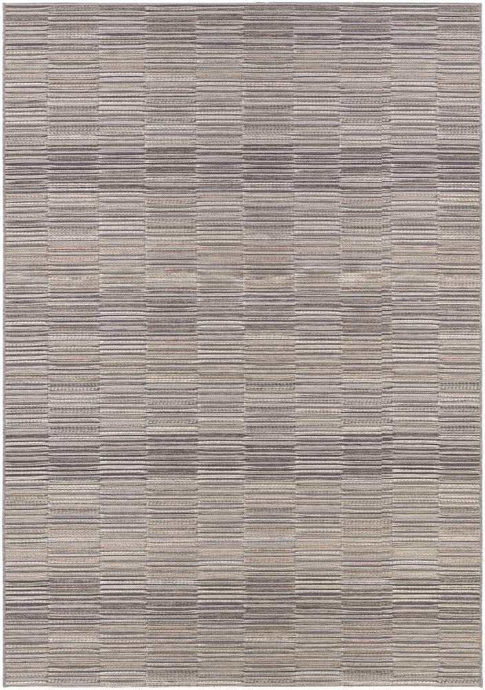 Couristan Cape Fayston Indoor/Outdoor Area Rug, 2'3" x 7'10" Runner, Silver-Charcoal