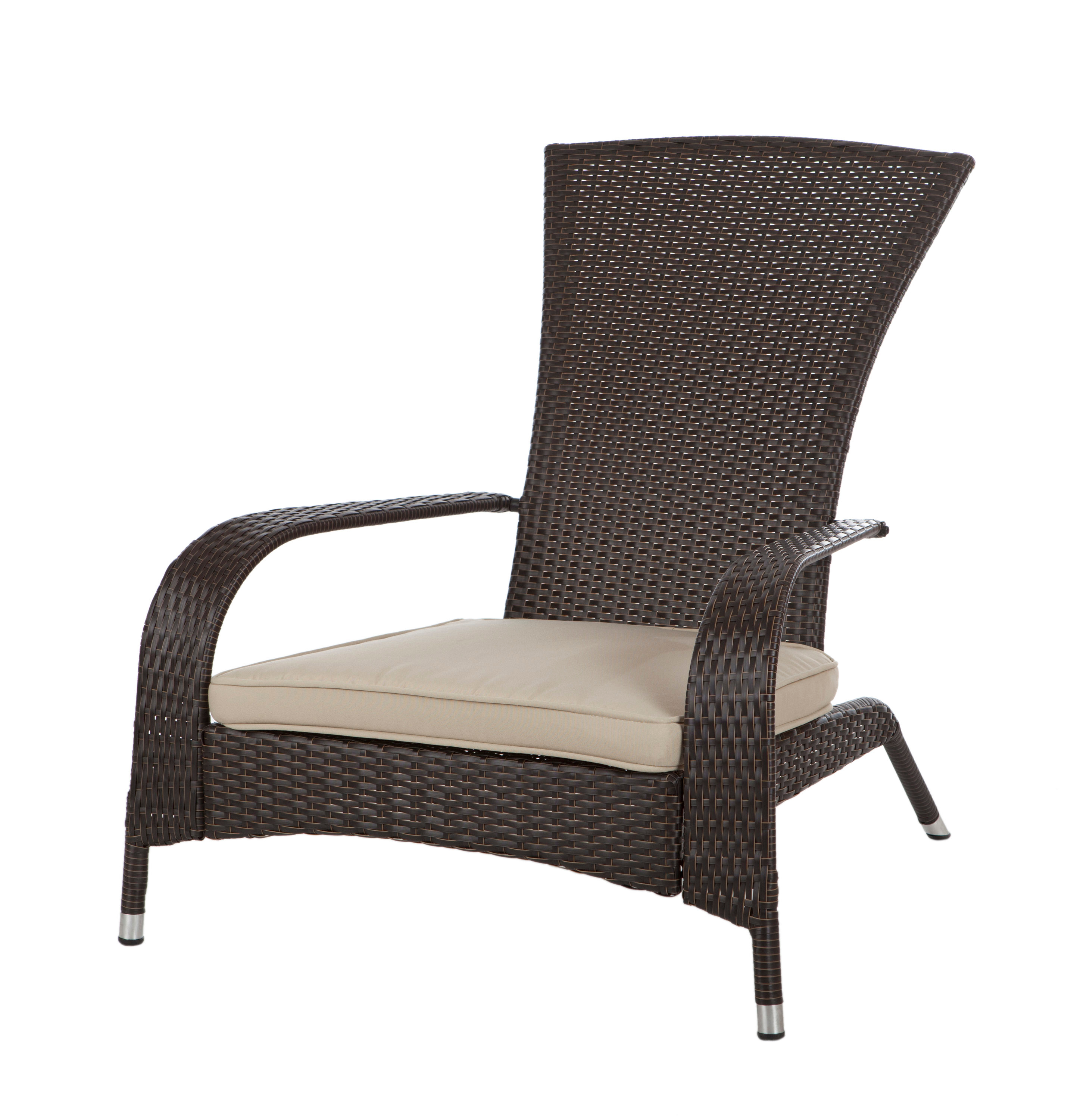 Balkene HomeCoconino Wicker Chair-Finish:Mocha/Beige