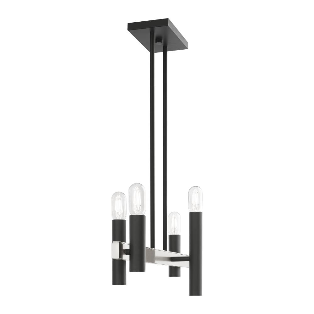 Livex Lighting Helsinki 4 - Light Chandelier in  Scandinavian Gray