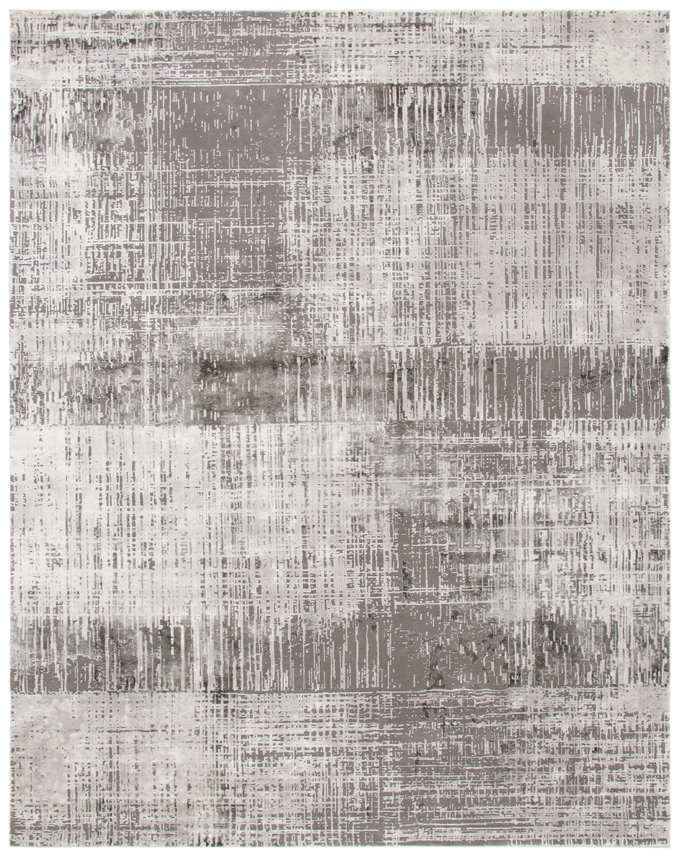 SAFAVIEH Craft Emmet Abstract Area Rug, Grey/Dark Grey, 12' x 15'