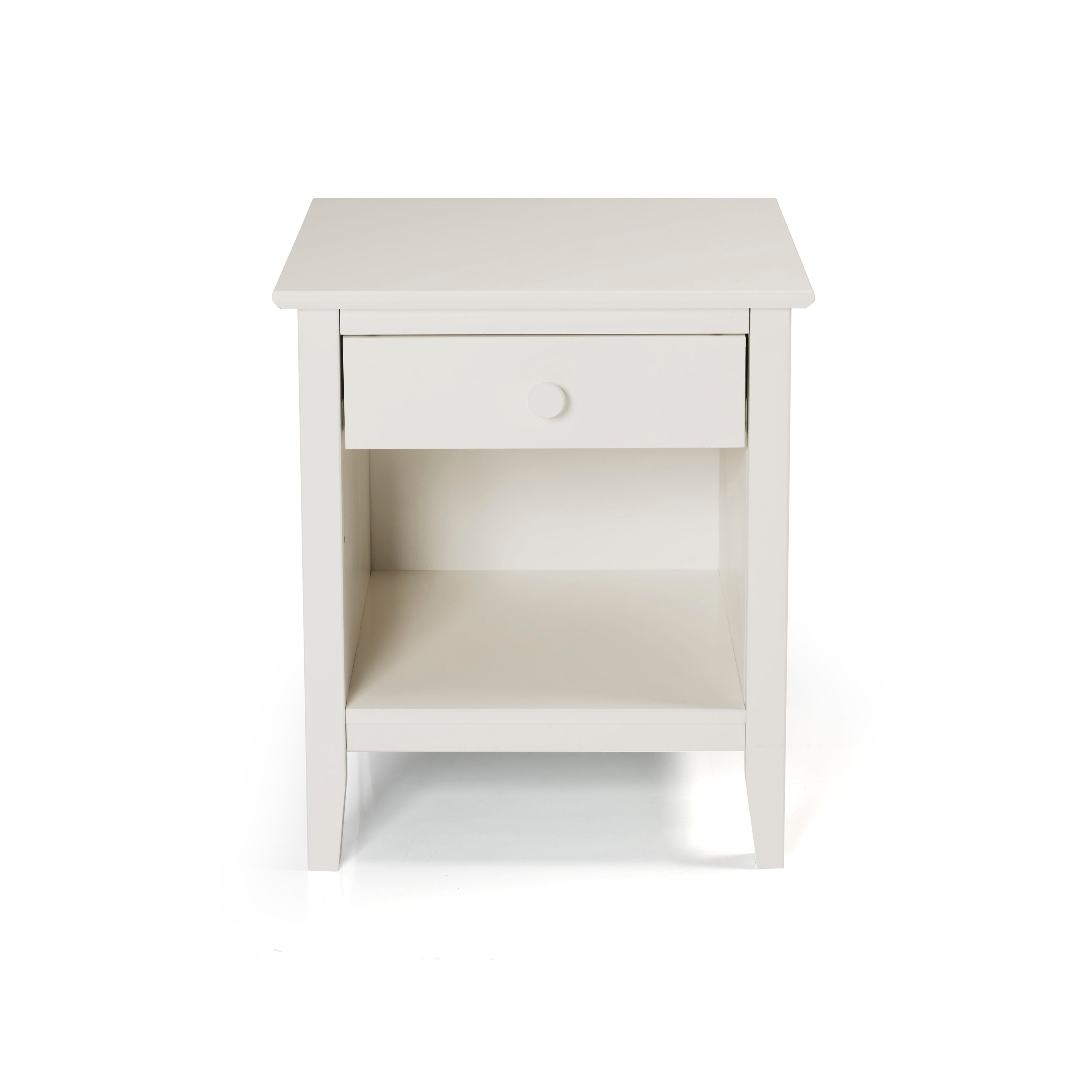 Alaterre Simplicity Nightstand, White