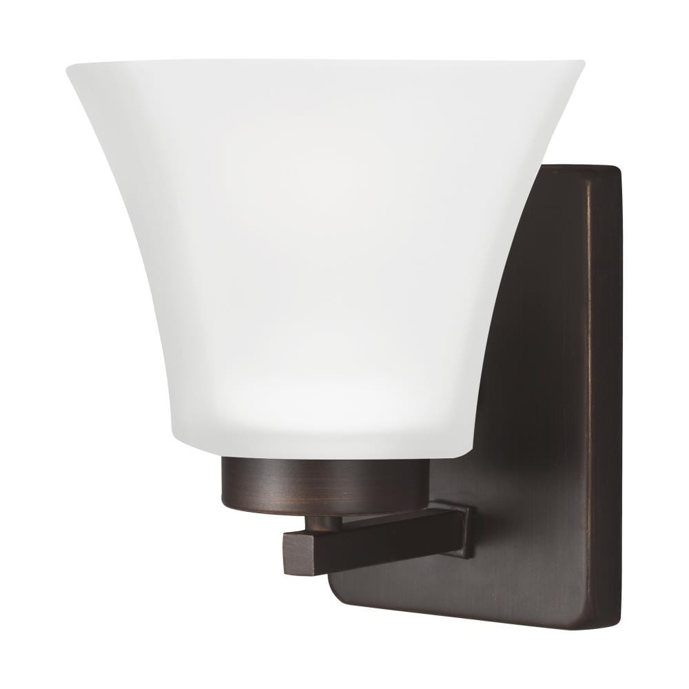 Generation Lighting Bayfield 5.0-in W 1 -Light Antique Brown Transitional Wall Sconce